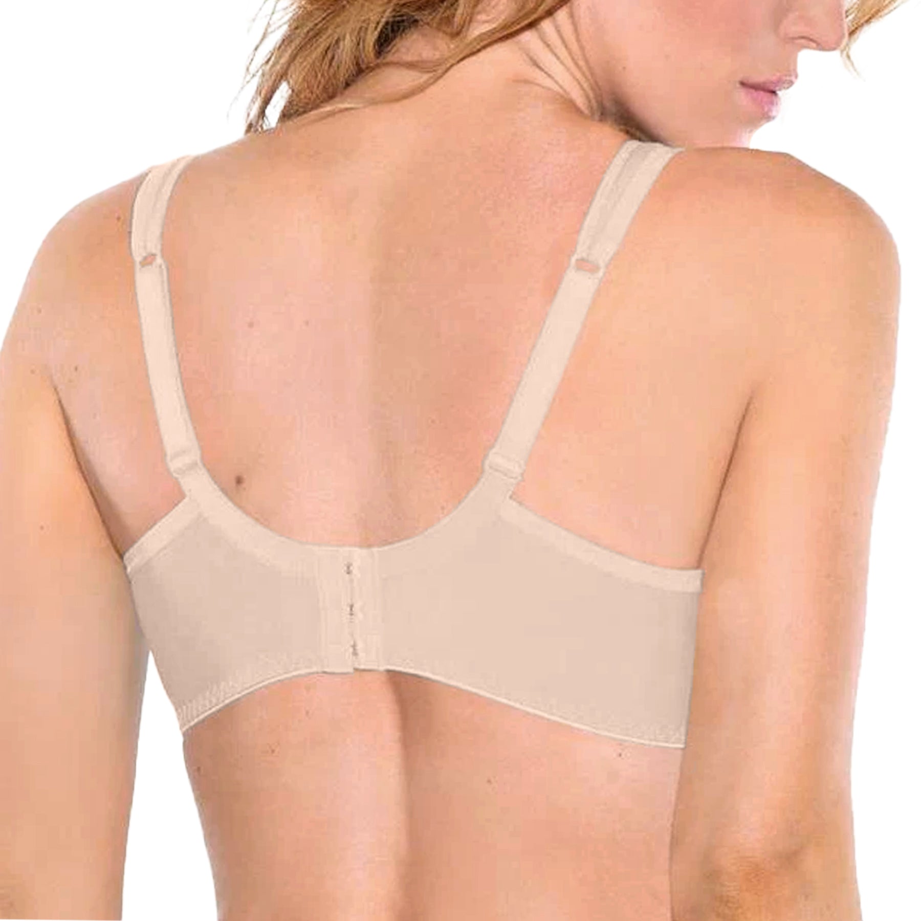 Fit Fully Yours Maxine Moulded Underwire Bra B1012 Mocca Rear View