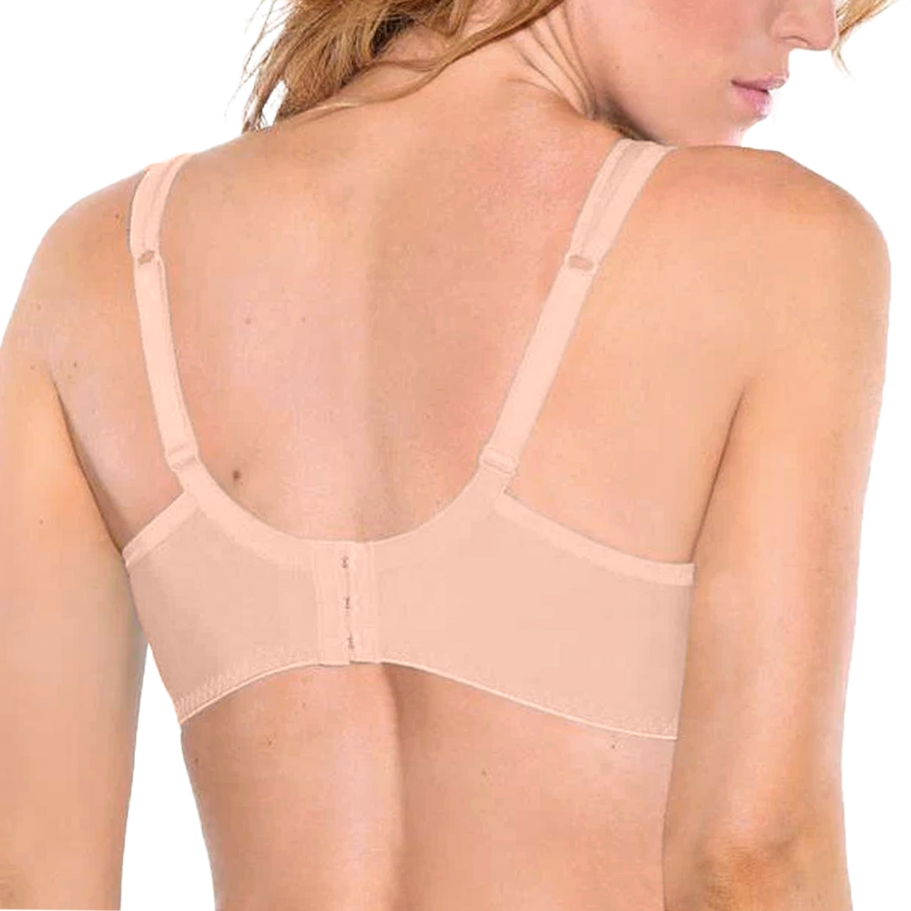 Fit Fully Yours Maxine Moulded Underwire Bra B1012 Peach Rear View
