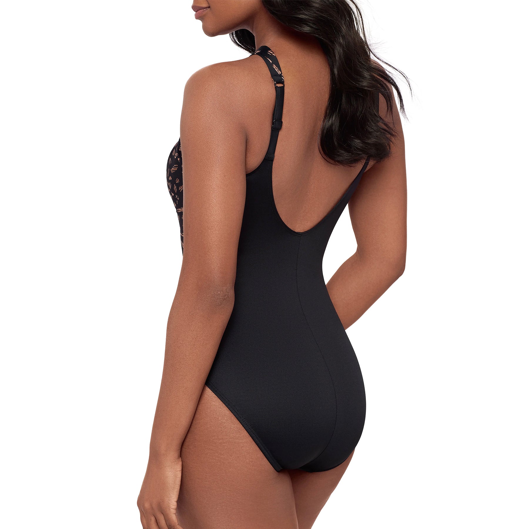 Miraclesuit Aphrodite One-Piece Swimsuit in Costa D'Oro 6566079 Black Set