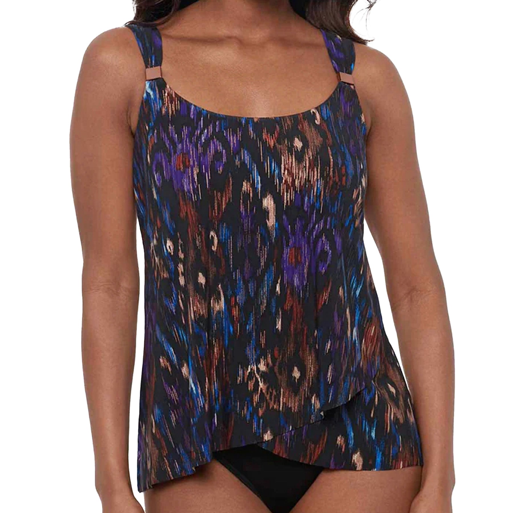 Miraclesuit Dazzle Tankini Top 6566526DD Tapiz Front
