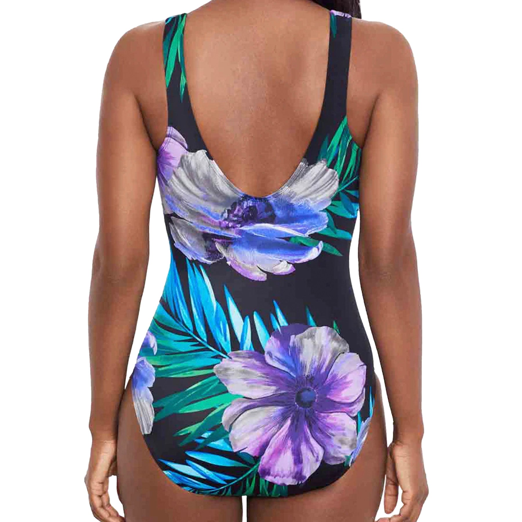 Miraclesuit Its A Wrap One‑Piece Bathing Suit 6552380 Flora Aura Back