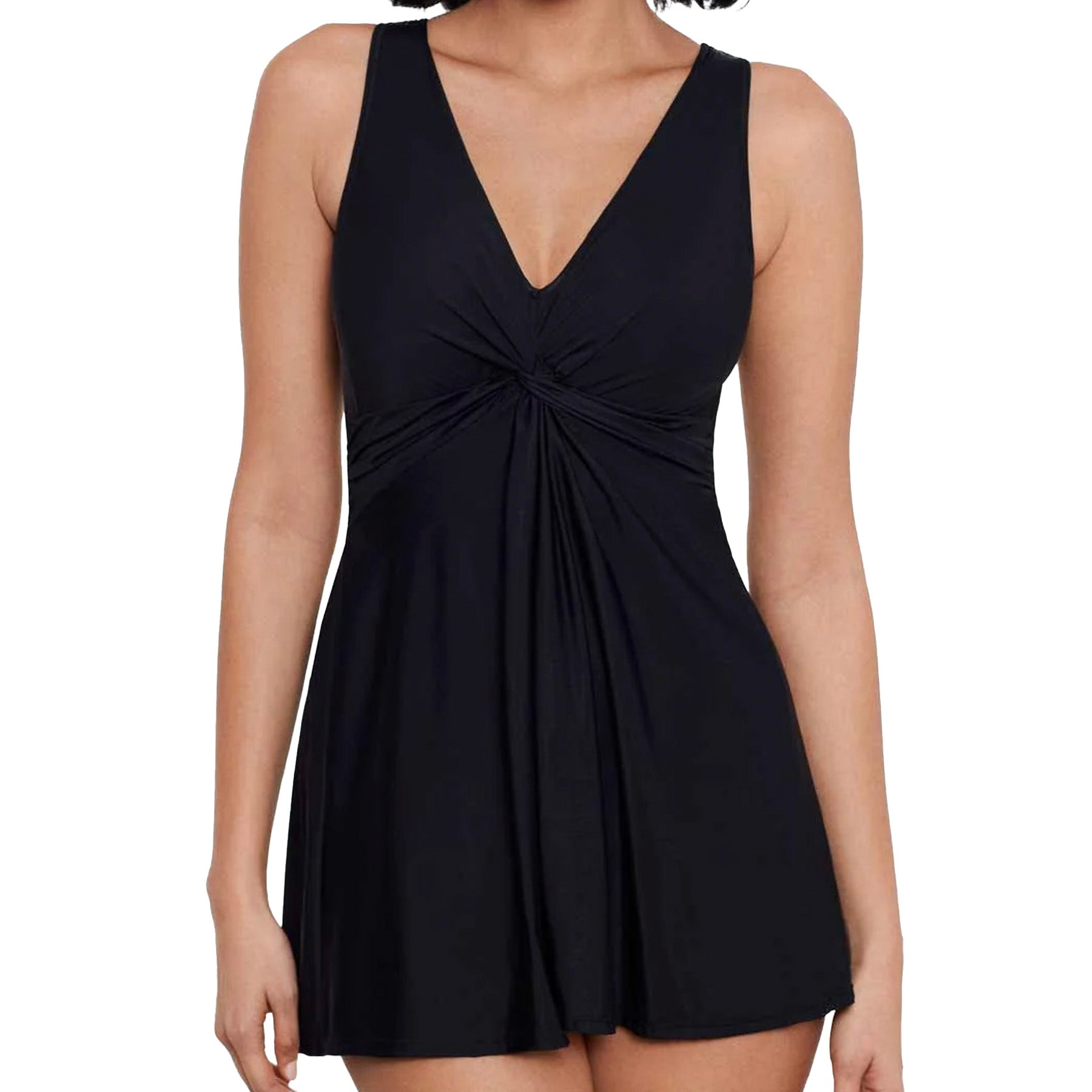 Miraclesuit Marais Swim Dress 6516635 Black Front