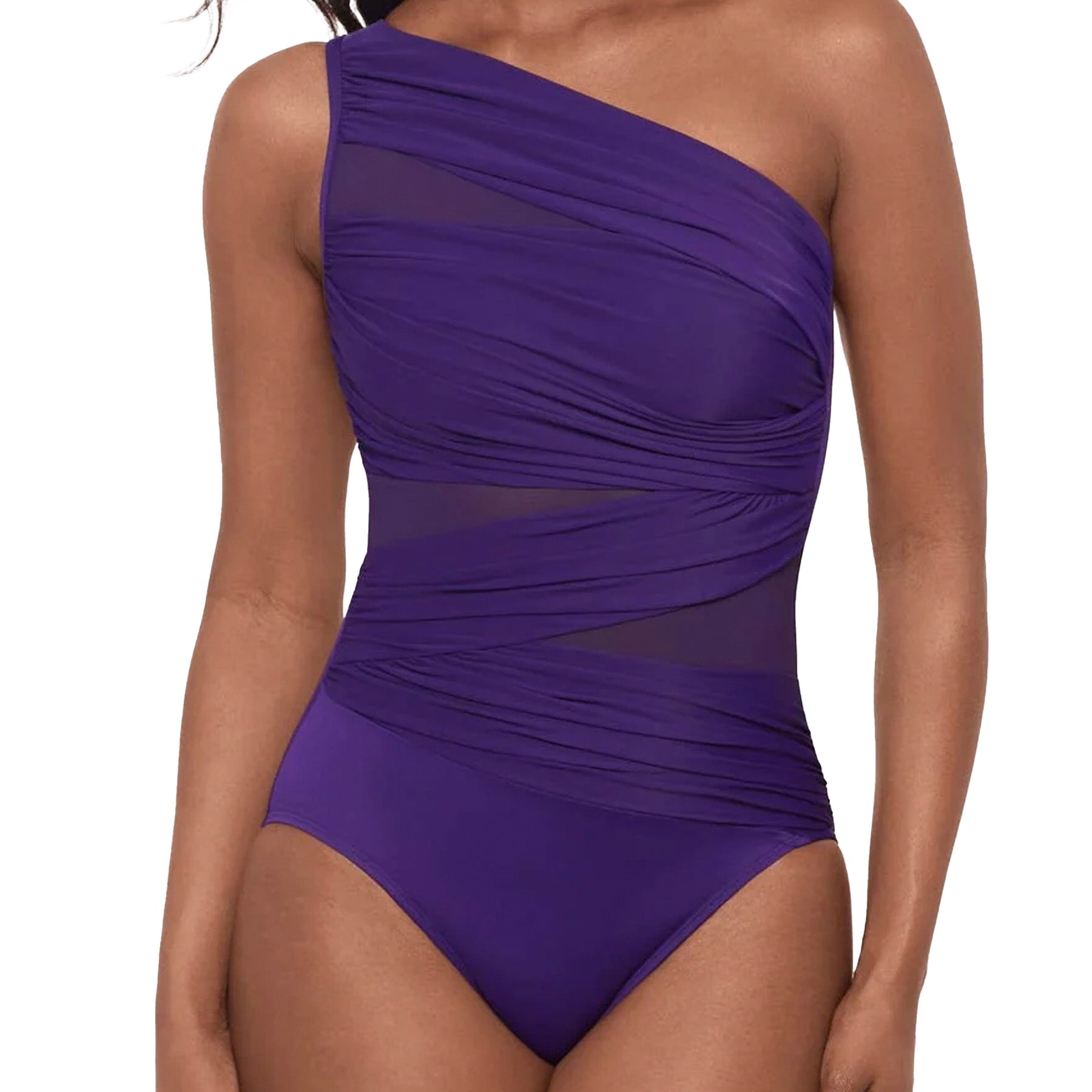 Miraclesuit Network Jena One‑Piece Bathing Suit 6516615 Mulberry Front