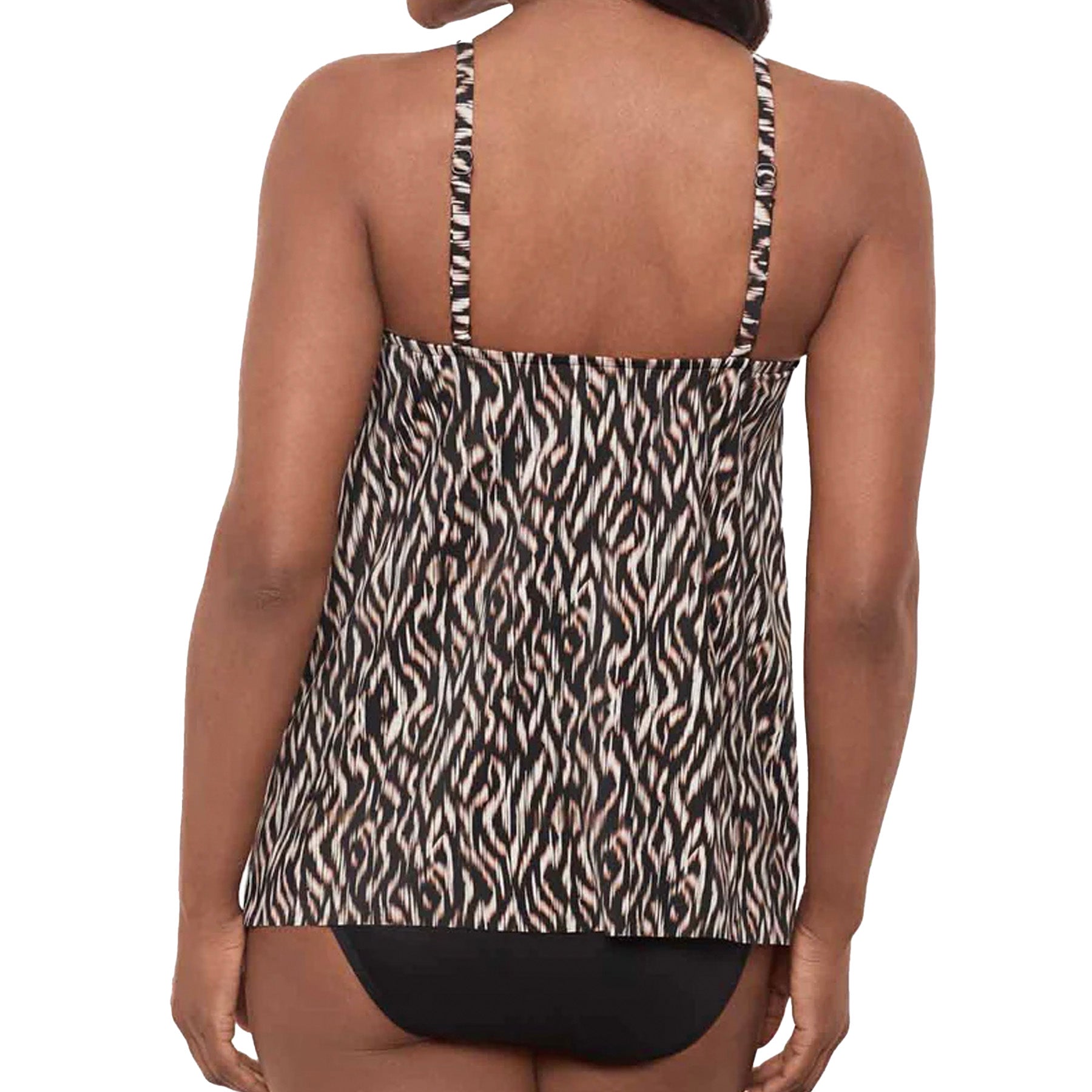 Miraclesuit Peephole Tankini Top 6566360 Topkapi Back