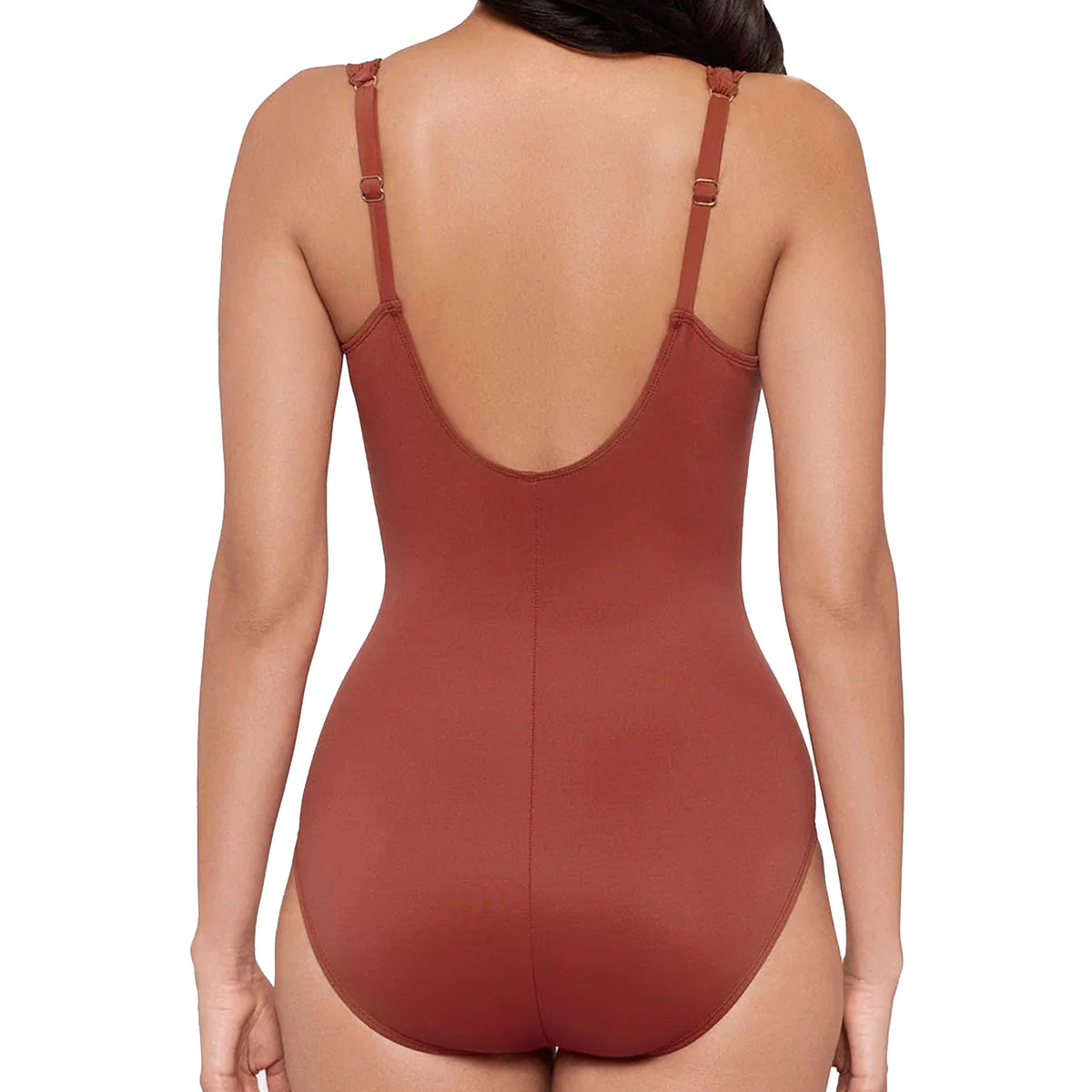 Miraclesuit Razzle Dazzle Siren One‑Piece Swimsuit 6516617 Terra Back