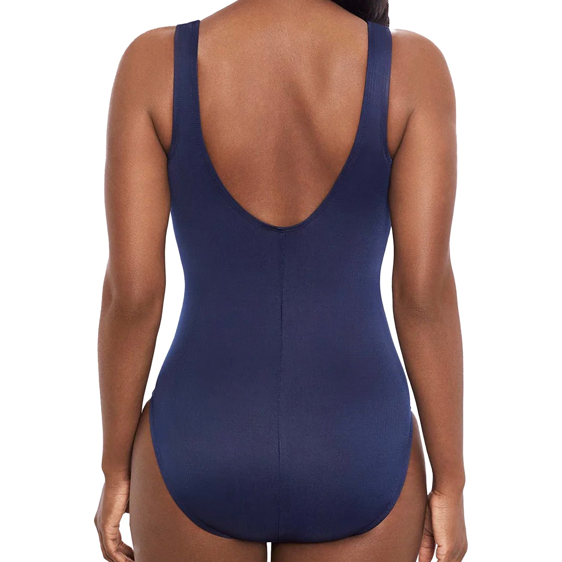 Miraclesuit Rock Solid Avra One Piece Swimsuit 6559040 Midnight Back