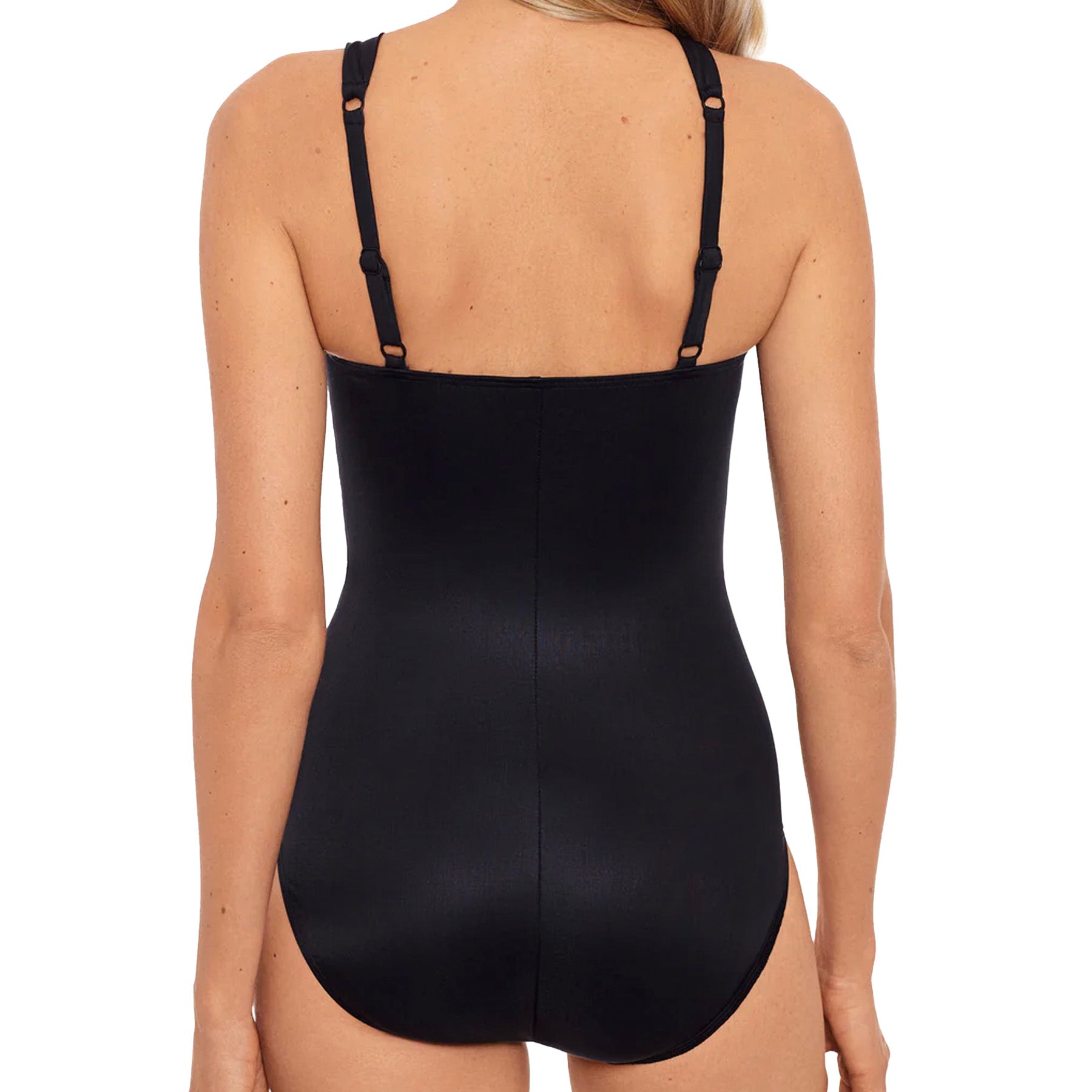Miraclesuit Rock Solid Europa Underwire One‑Piece Bathing Suit 6537021 Black Back