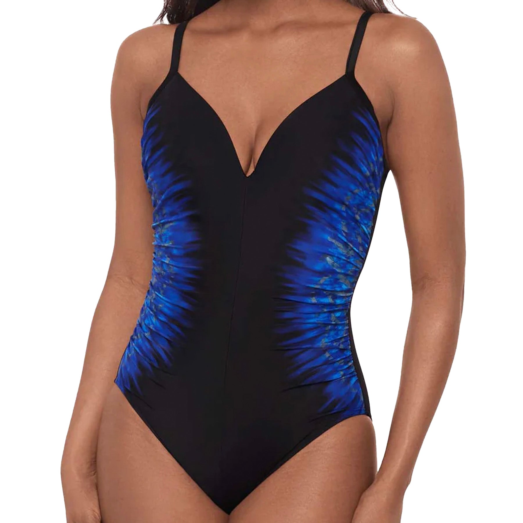 Miraclesuit Temptation One‑Piece Bathing Suit 6566258 Paka Mayan Front