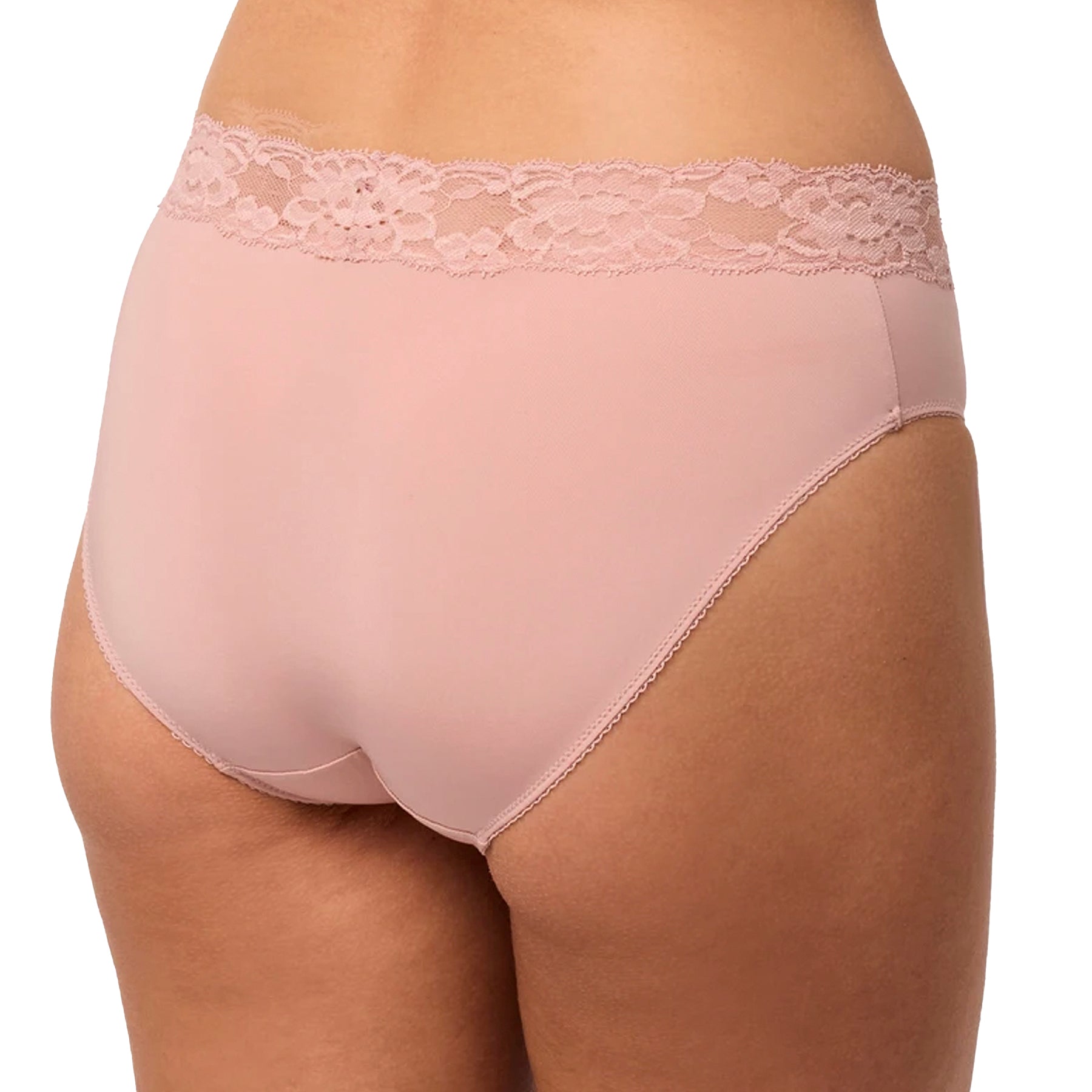 Montelle Essentials High-Cut Brief Panty 9004 Ballet Pink Back