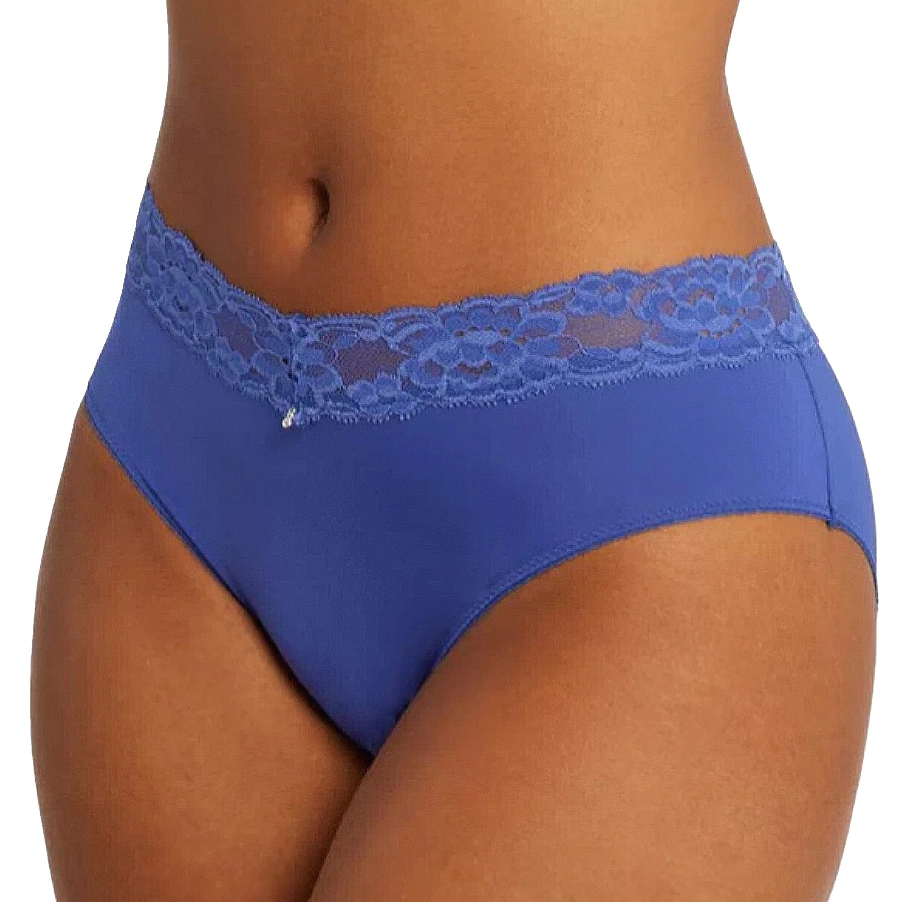 Montelle Essential High-Cut Brief 9004 Sapphire Front