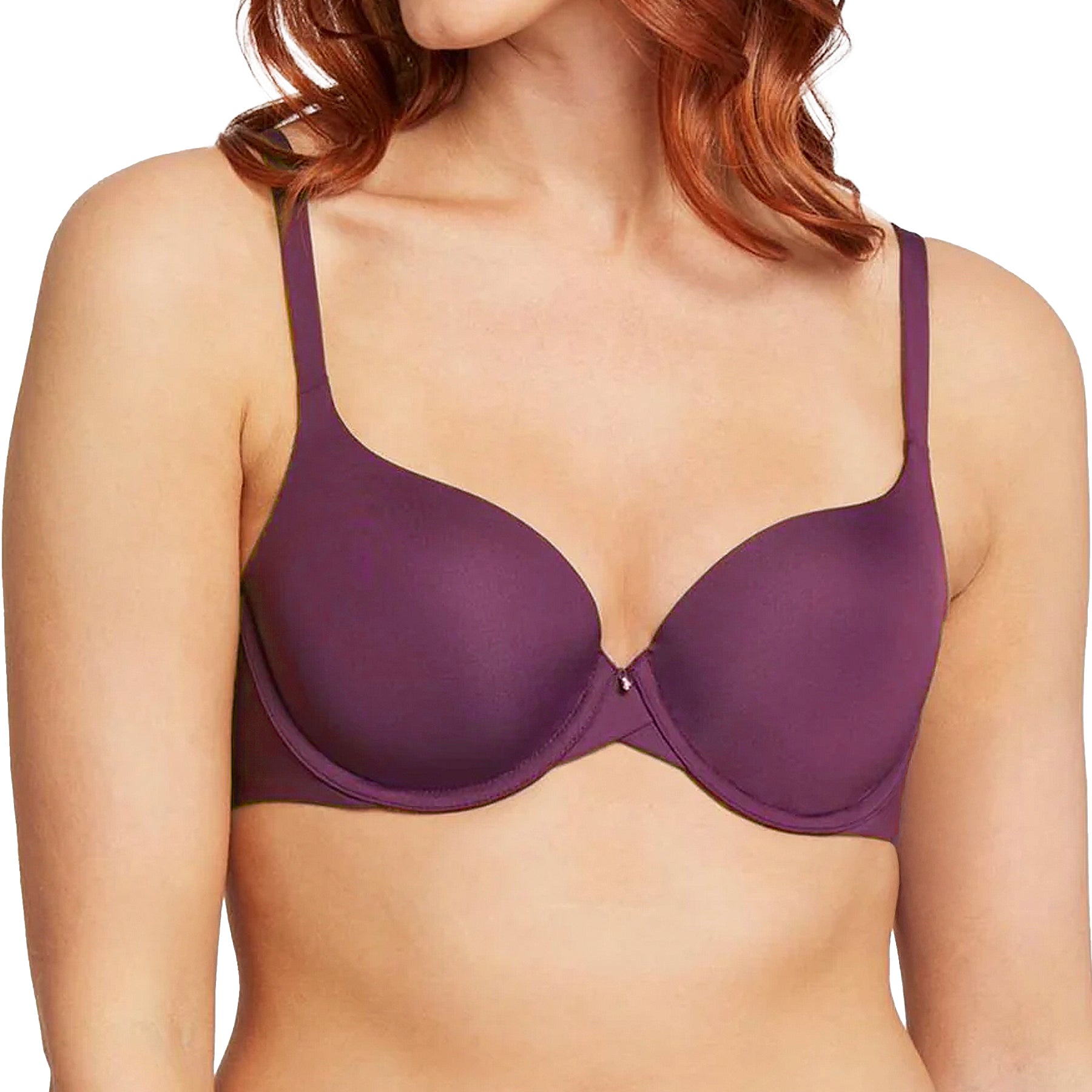 Montelle Pure Demi Cup T-Shirt Bra 9310 Dark Orchid Front