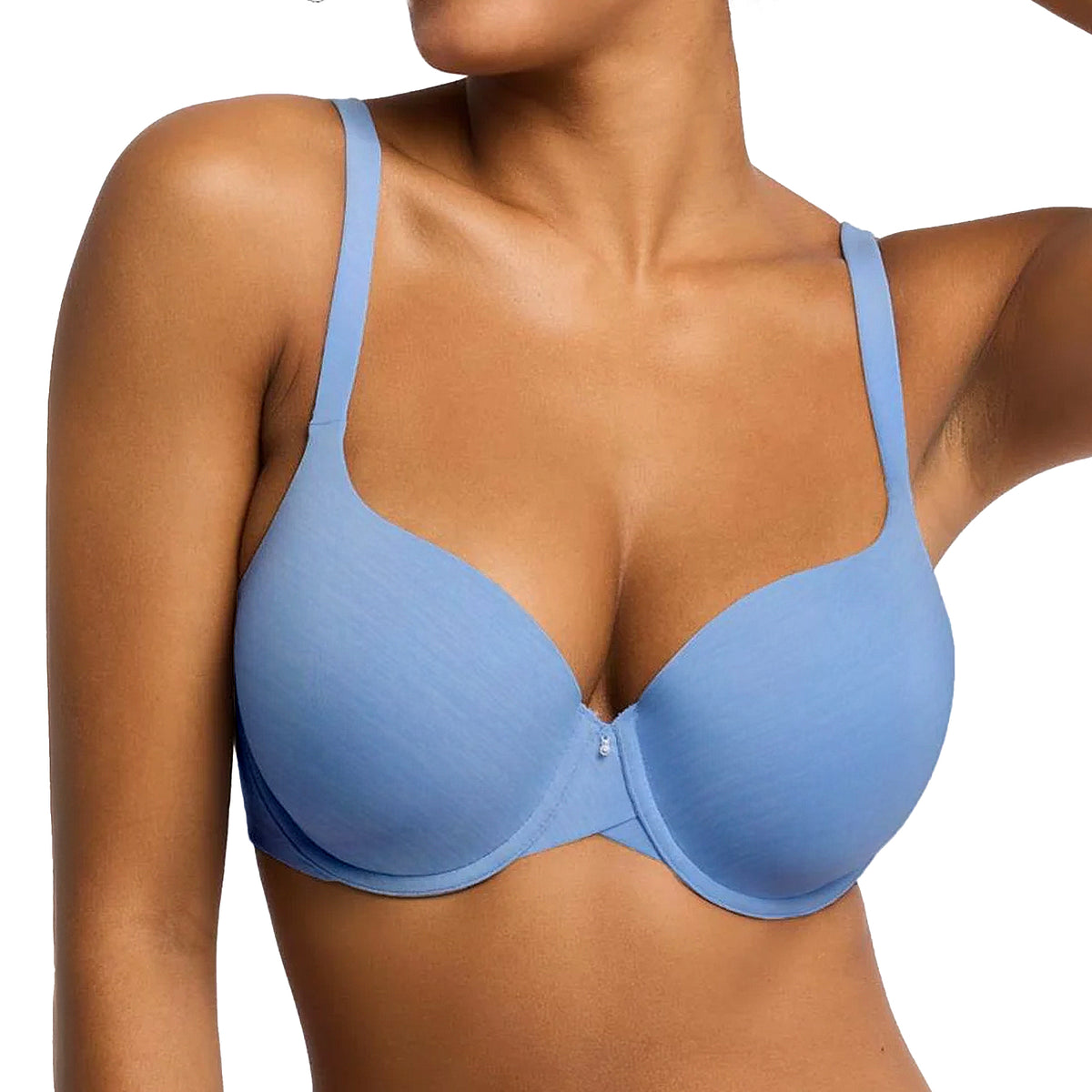 Montelle Pure Demi Cup T-Shirt Bra 9310 Denim Mix Front