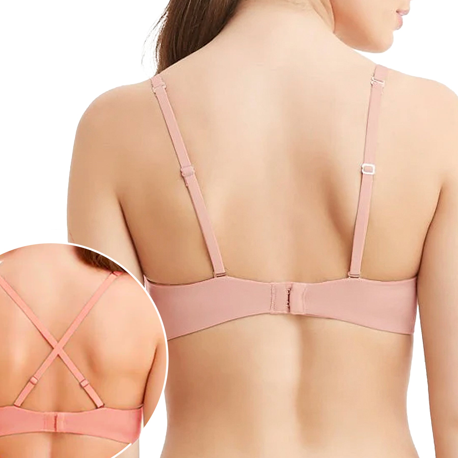 Montelle Allure Light Push-Up Bra 9316 Blush Back