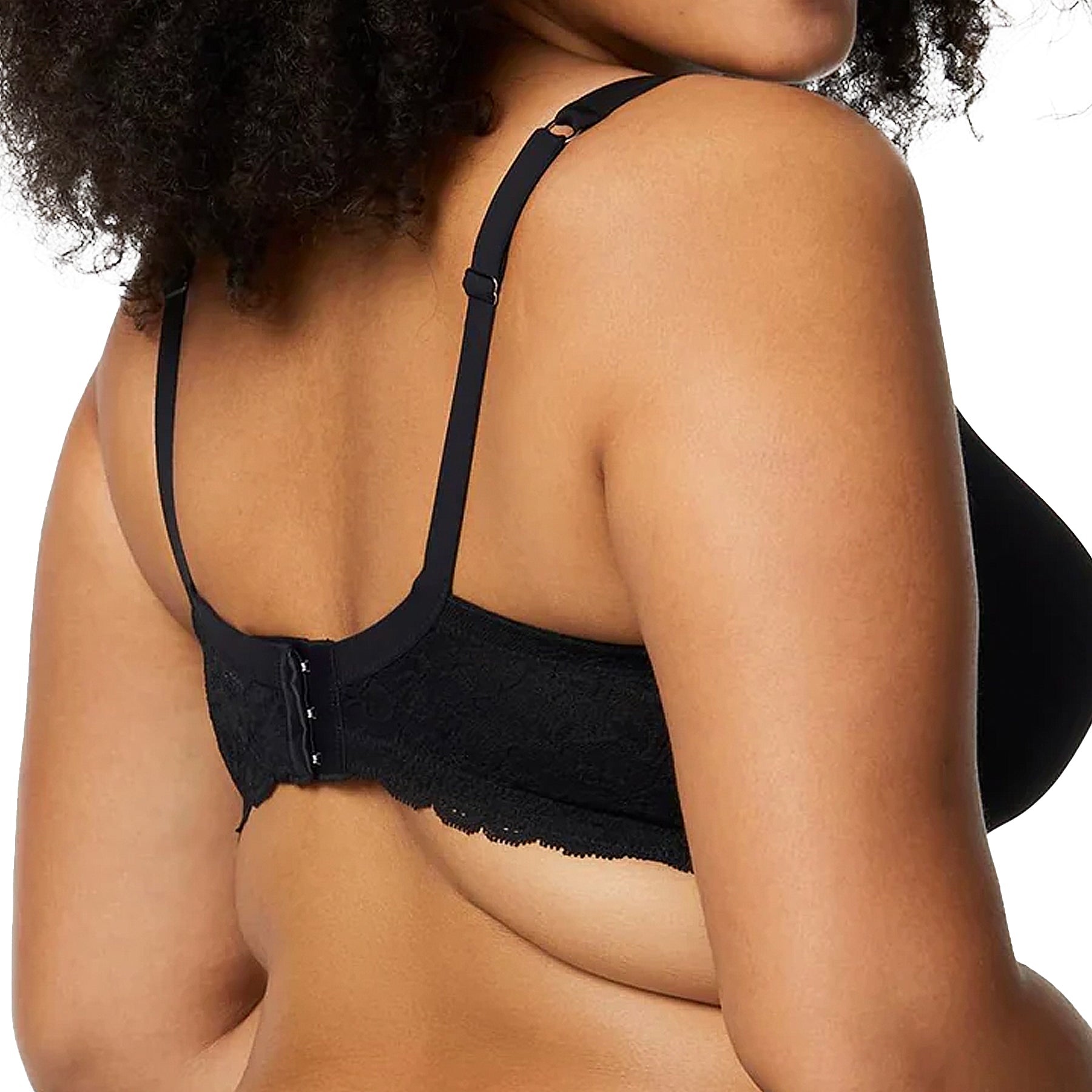Montelle Pure Plus Full Cup T-Shirt Bra 9320 Black Back