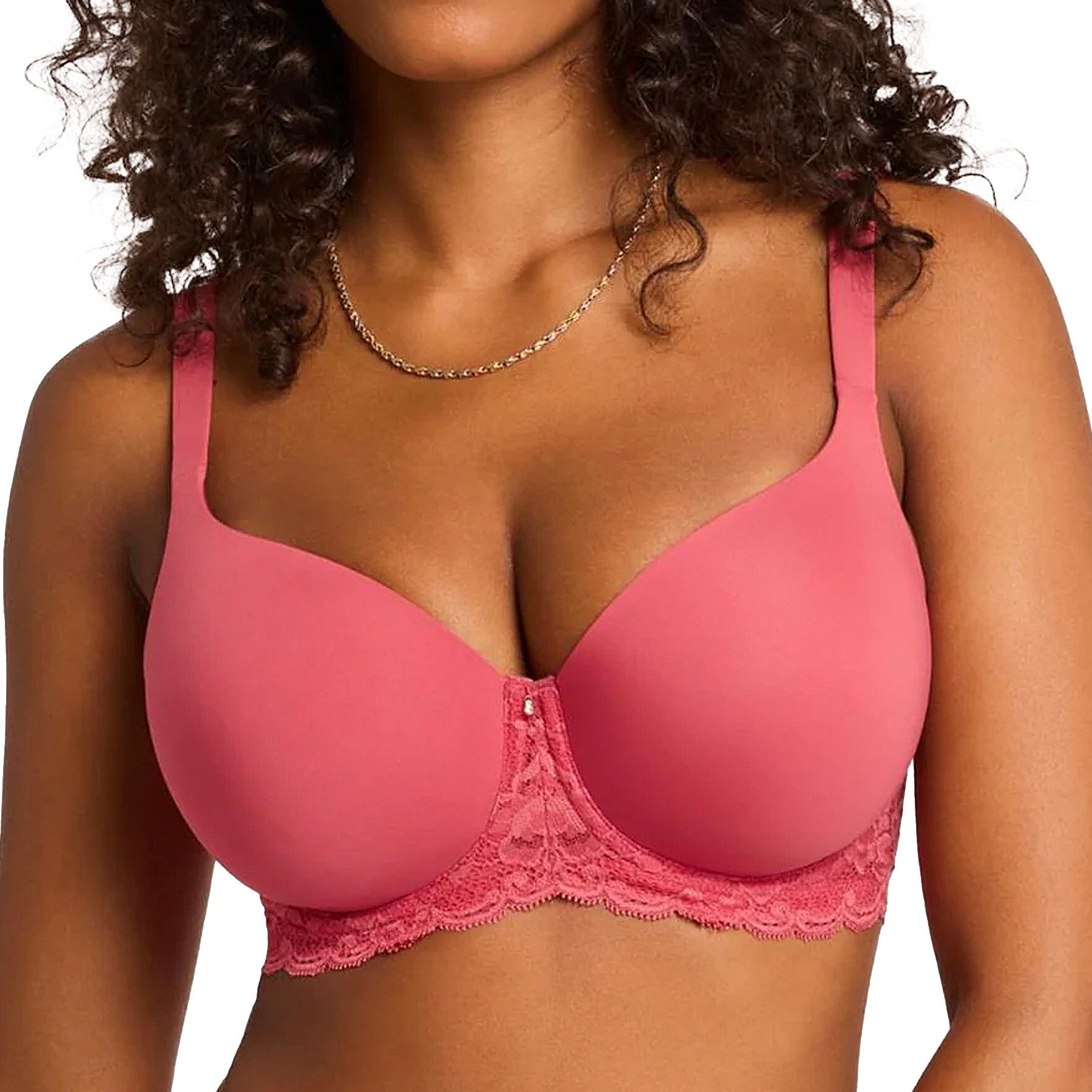 Montelle Pure Plus Full Cup T-Shirt Bra 9320 Spiced Coral Front