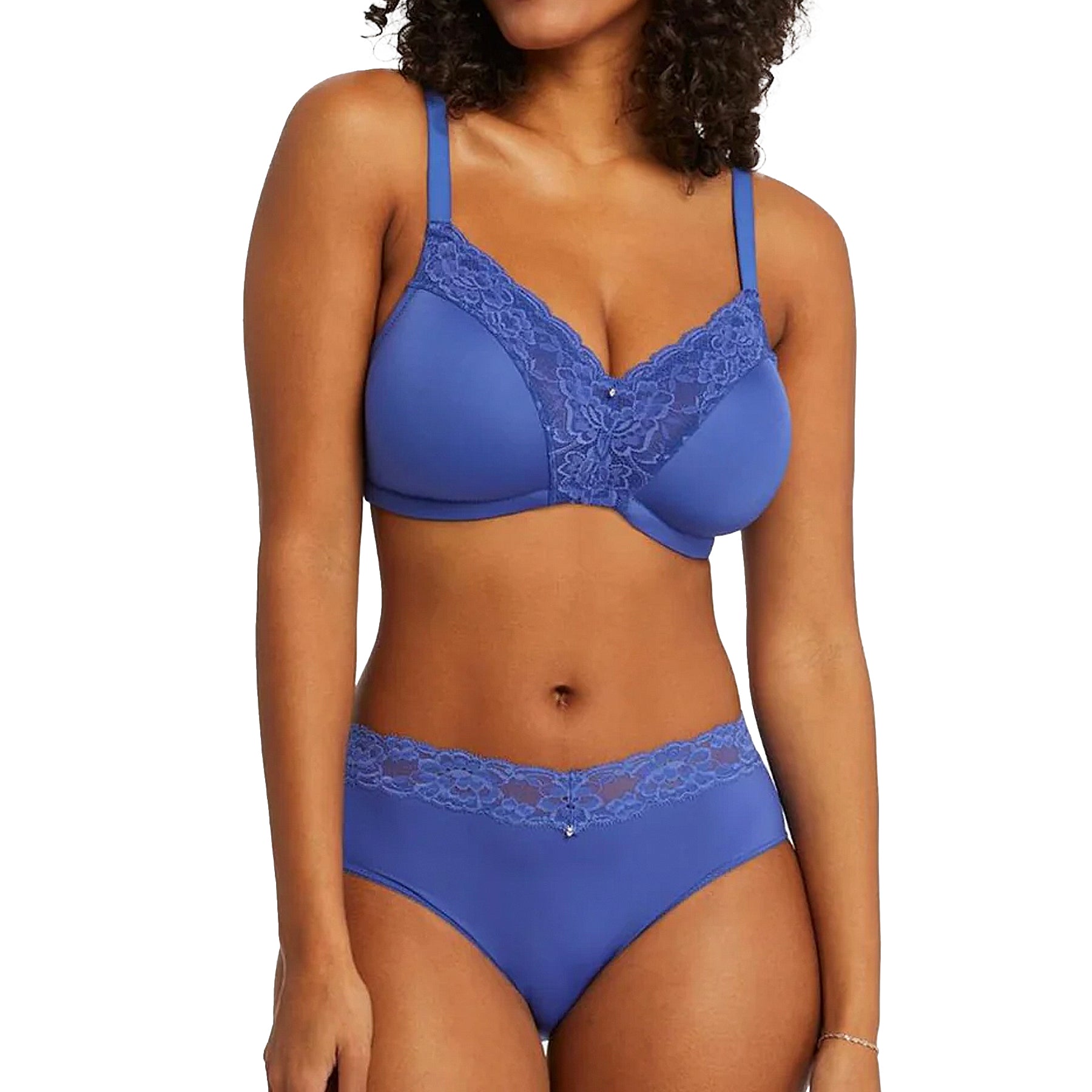 Montelle Wire-Free Dream Bra 9326 Sapphire Set