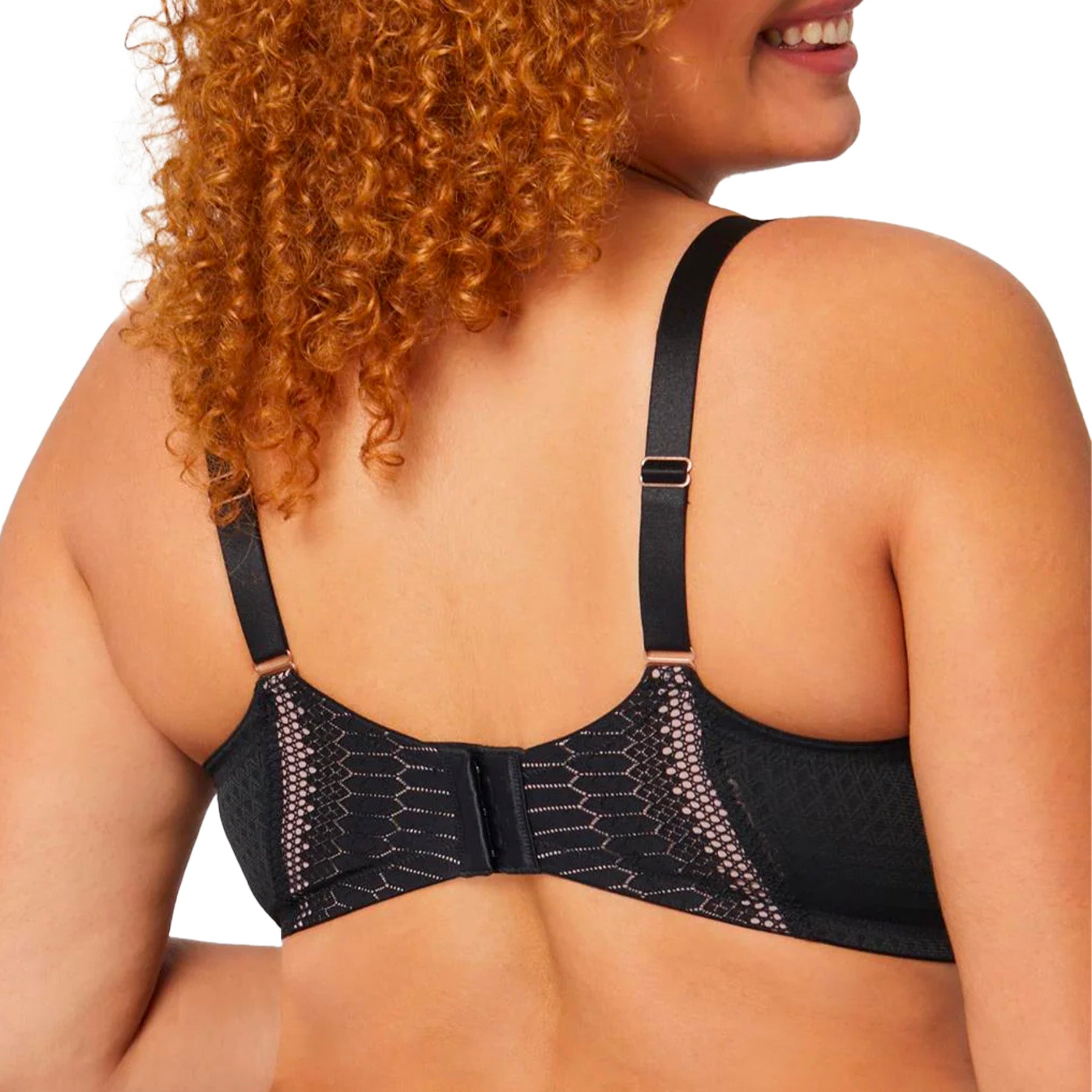 Montelle Simple Pleasures Muse Bra 9541 Black/Moonshell Rear View