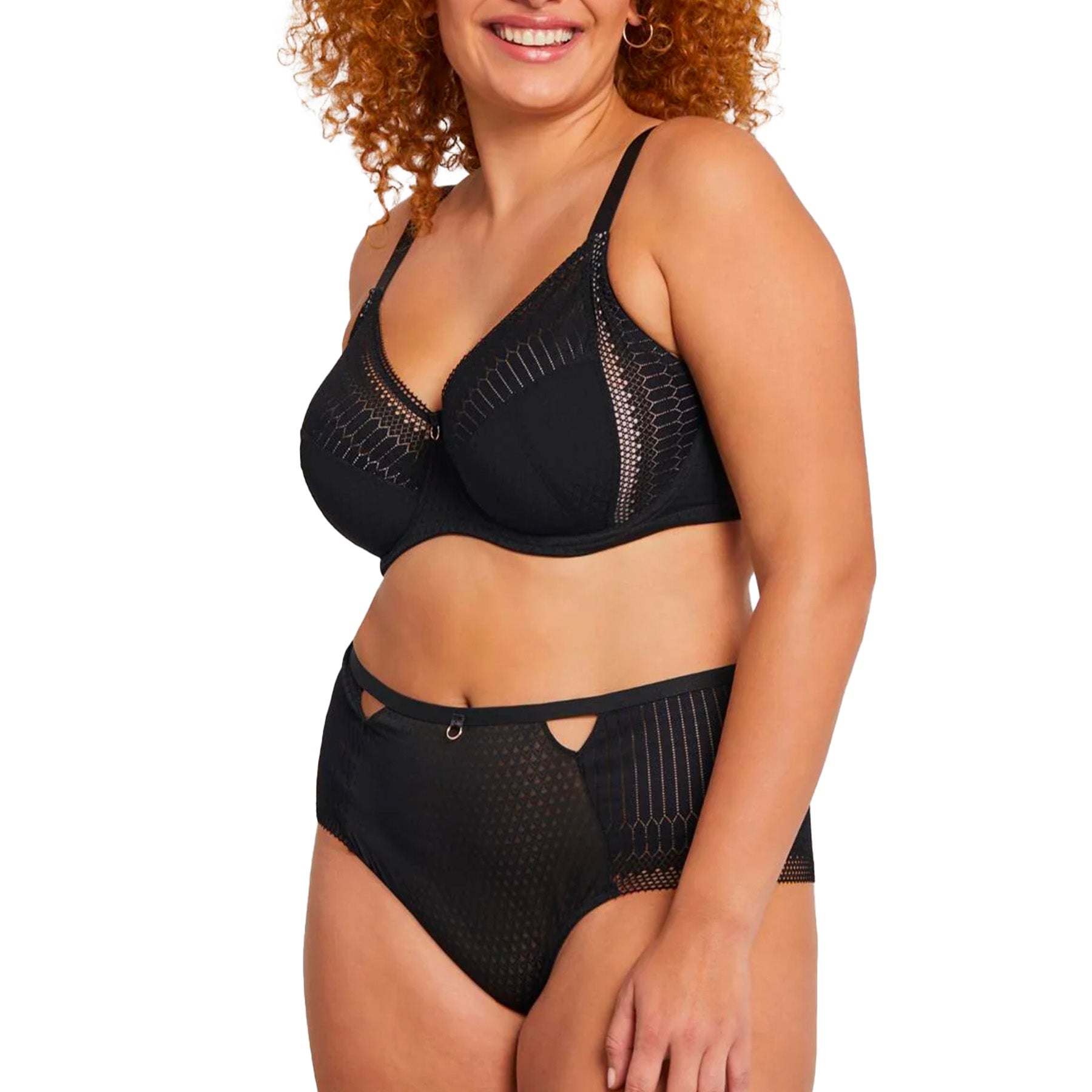 Montelle Simple Pleasures Muse Bra 9541 Black/Moonshell Set