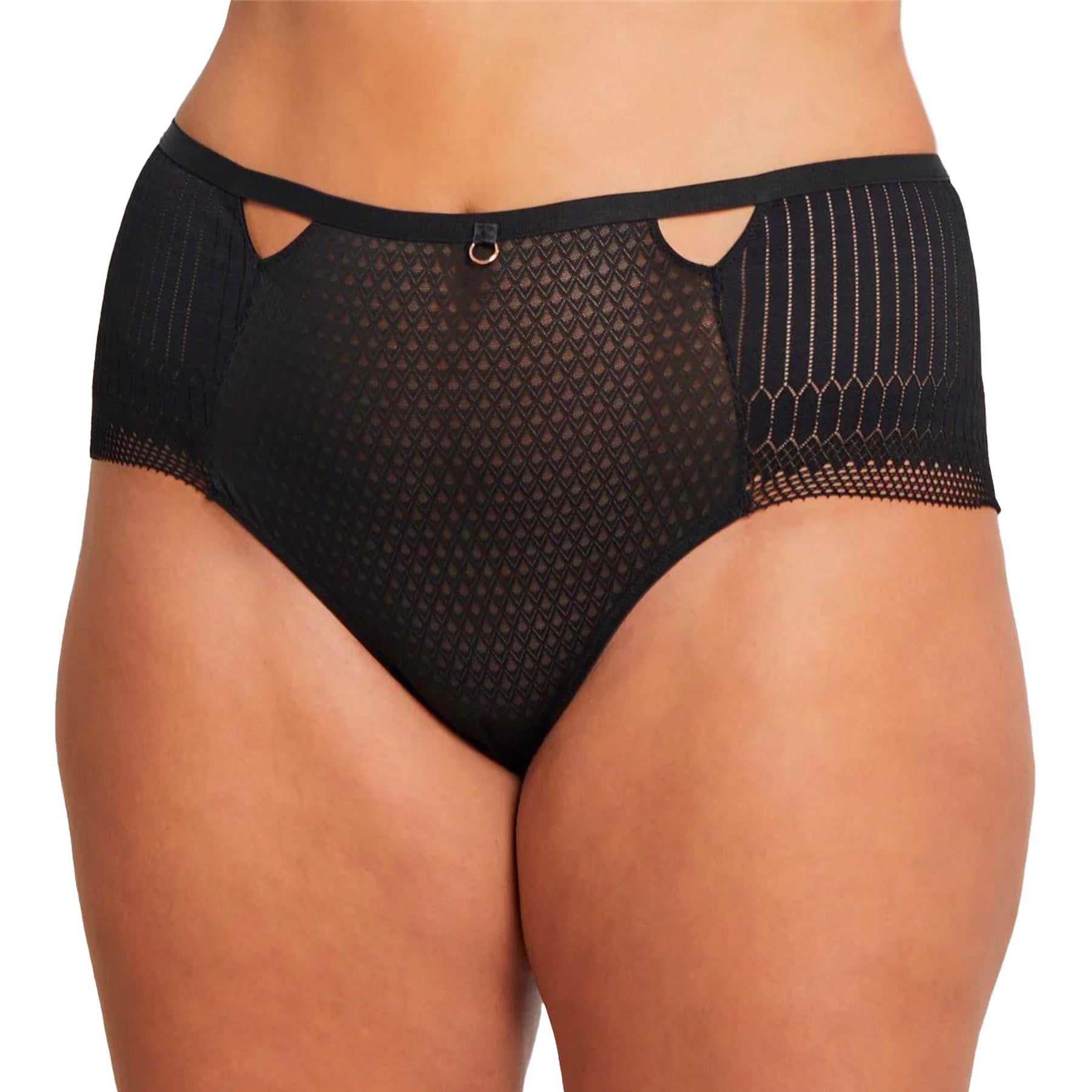 Montelle Simple Pleasures High Waist Brief 9543 Black