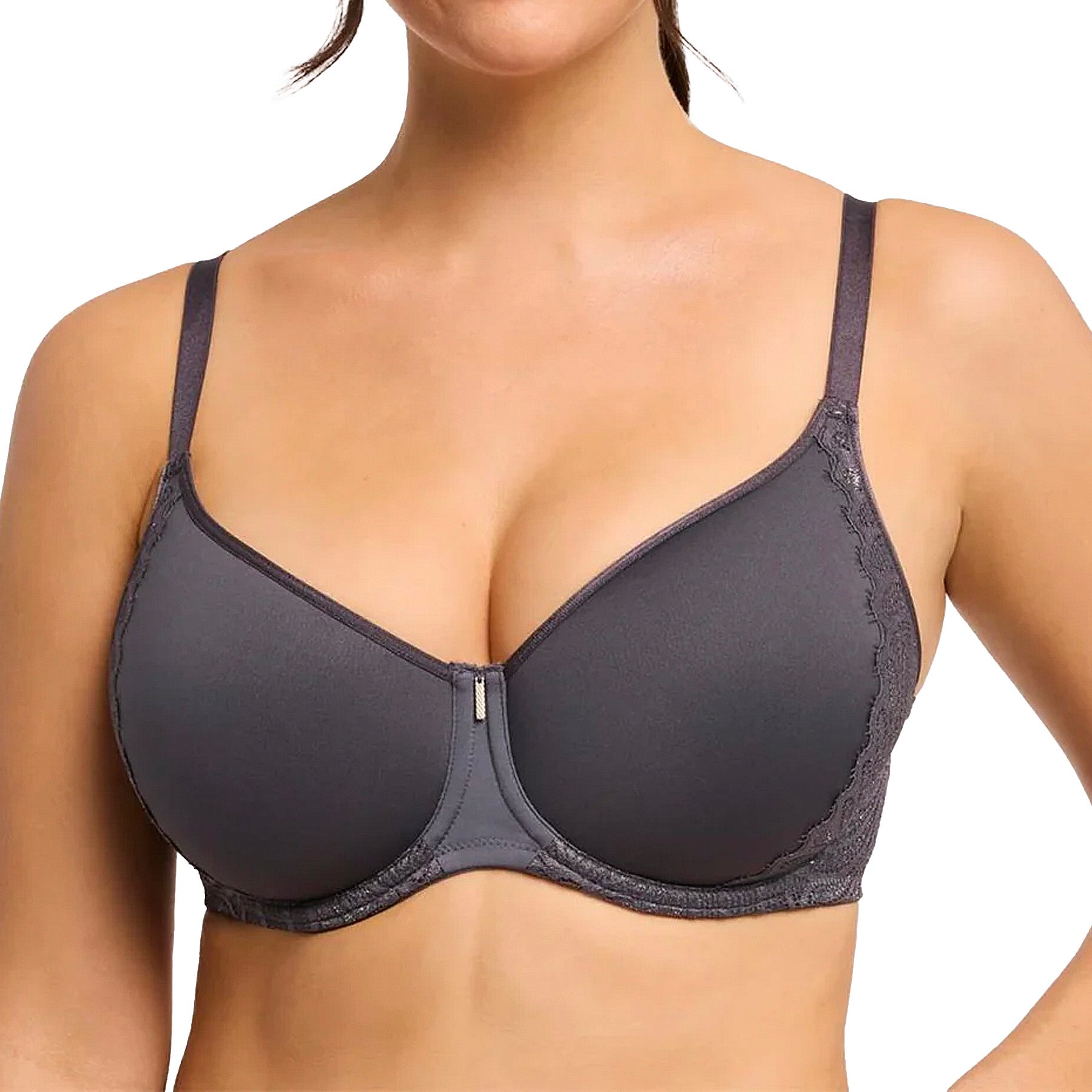 Montelle Lights Out Sublime Spacer Bra 9713 Magnet Silver Front