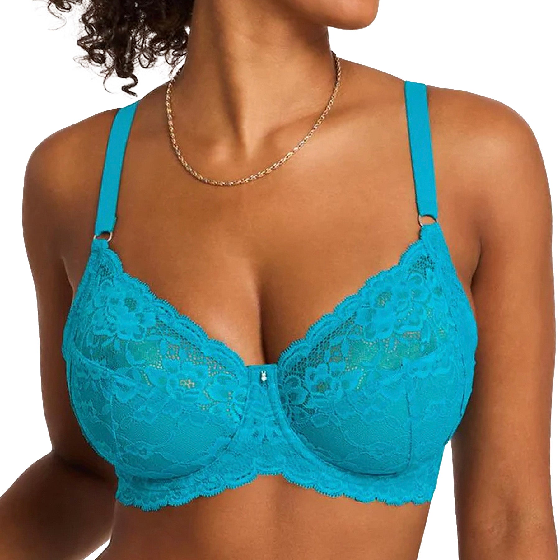 Montelle Muse Full Cup Bra 9324 Turquoise Front
