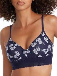 Natori Bliss Perfection Contour Soft Cup Bra 723154 - Navy Poppy