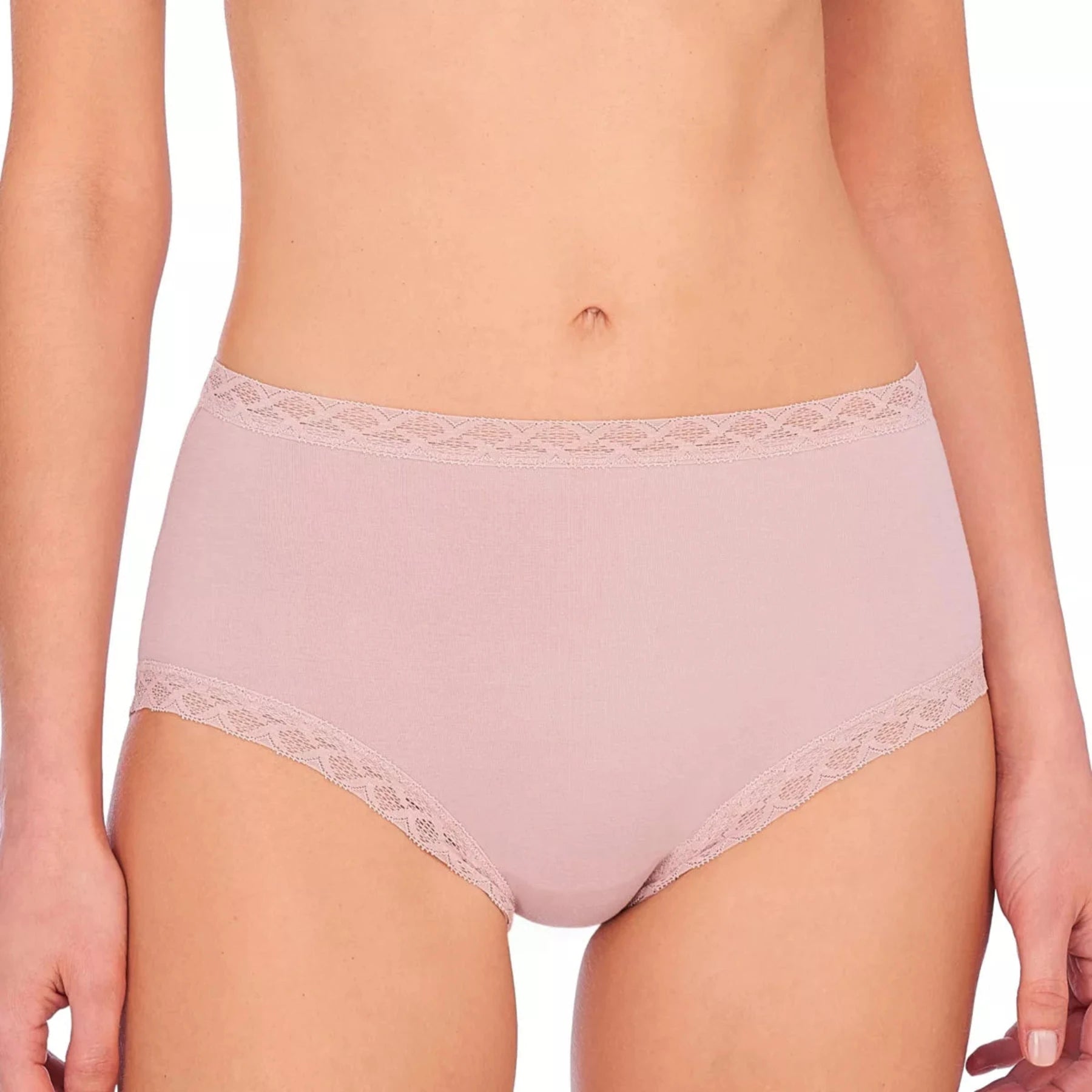 Natori Bliss Cotton Full Brief Panty 755058 - Rose Beige