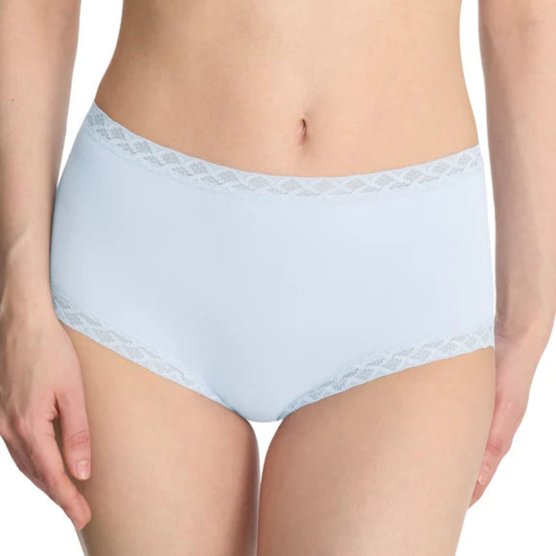 Natori Bliss Cotton Full Brief Panty 755058 - Misty Blue