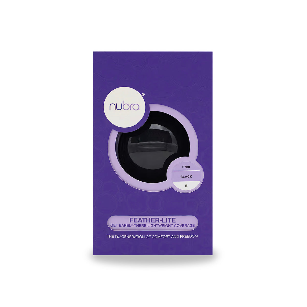 NuBra Feather Lite Adhesive Bra F700 Black Box