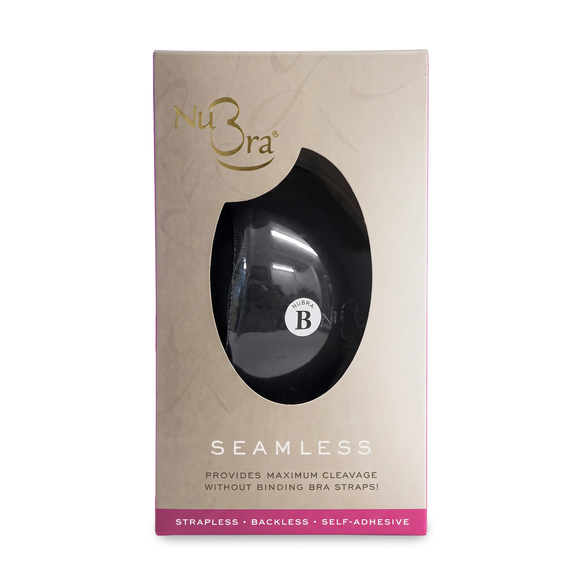 NuBra Seamless Adhesive Bra SE888 Black Box