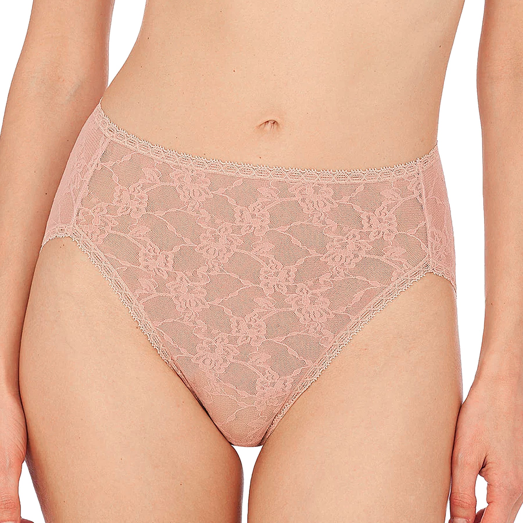 Natori Bliss Allure One Size Lace French Cut Brief 772303 Freesia Front