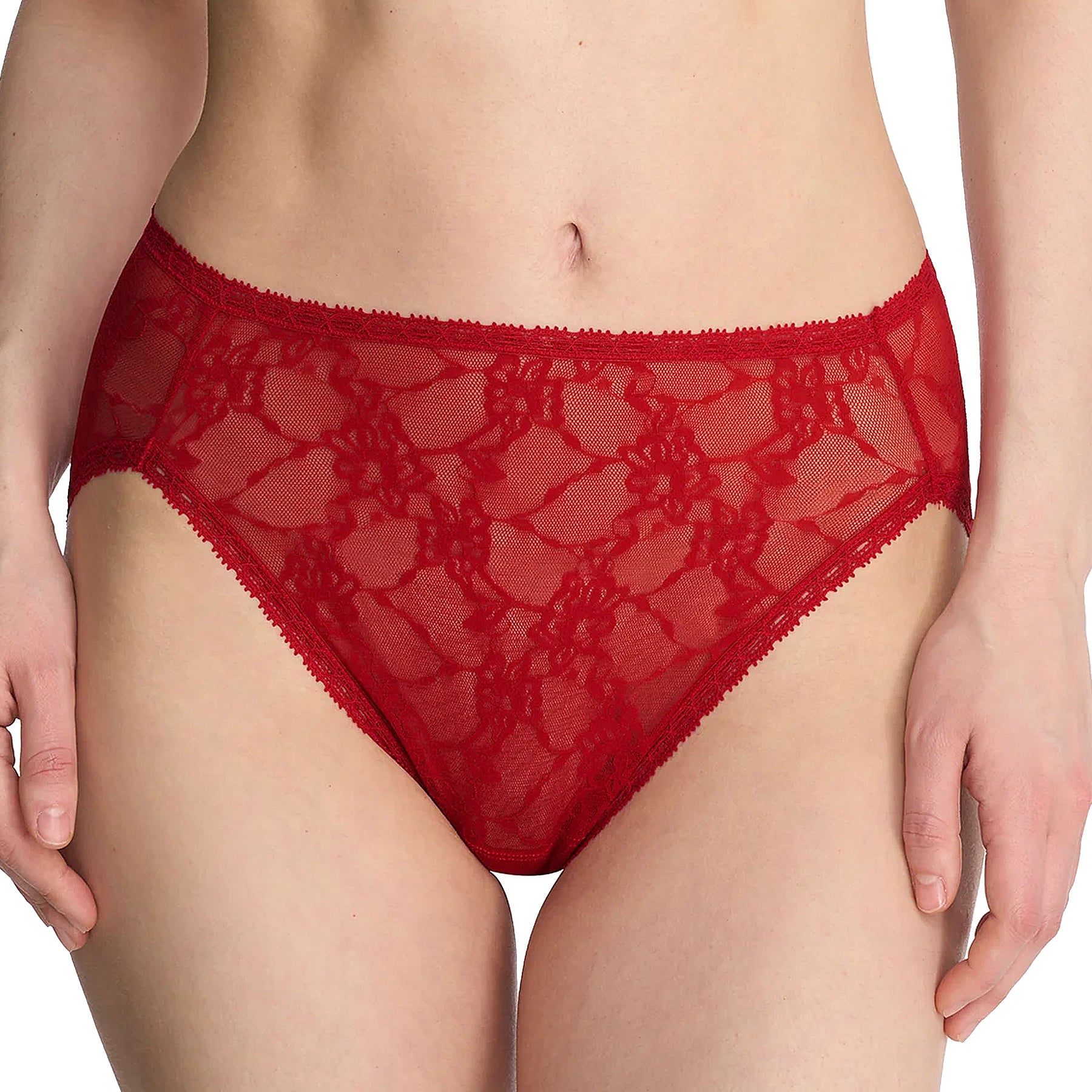 Natori Bliss Allure One Size Lace French Cut Brief 772303 Samba Front