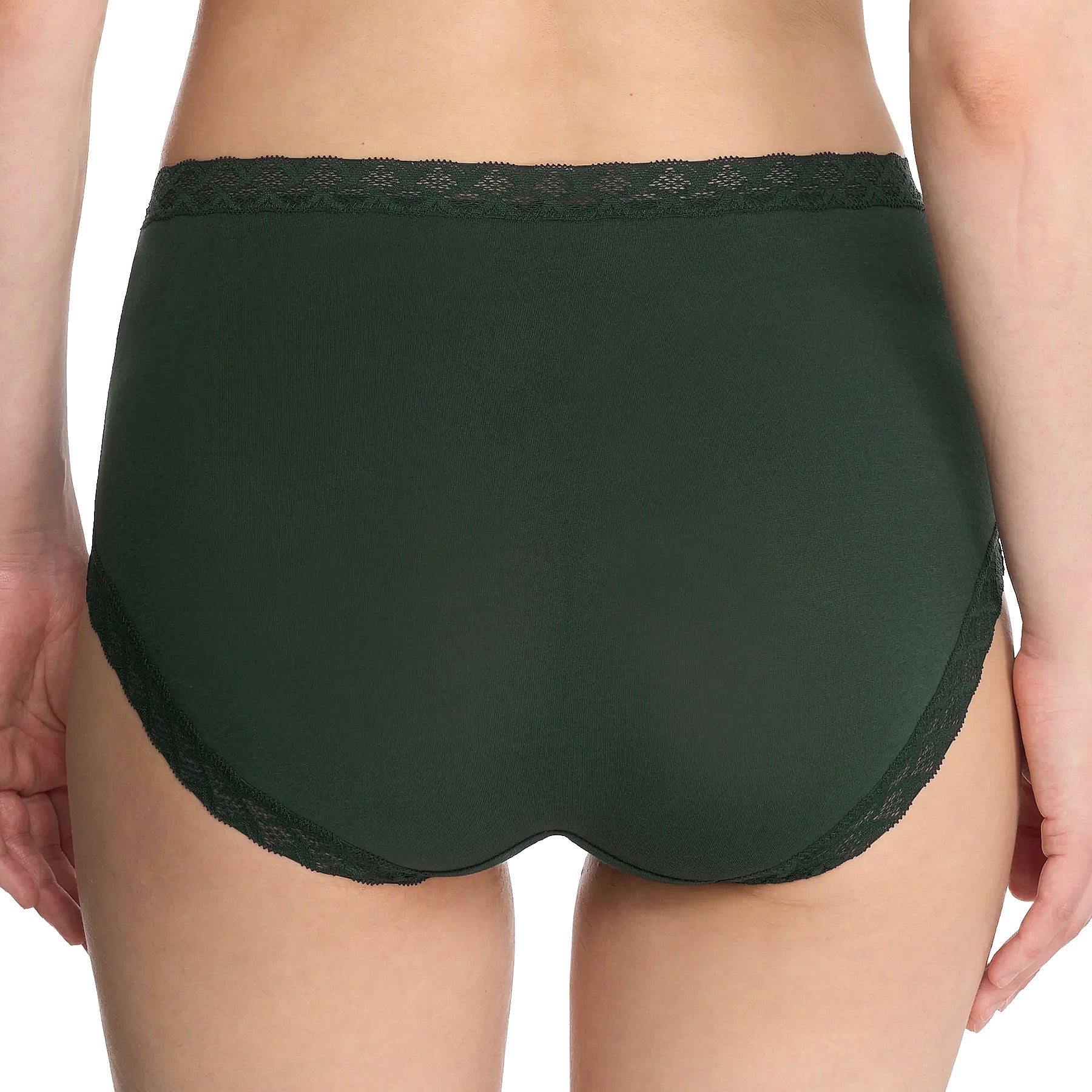 Natori Bliss Cotton Full Brief Panty 755058 Dark Forest Back
