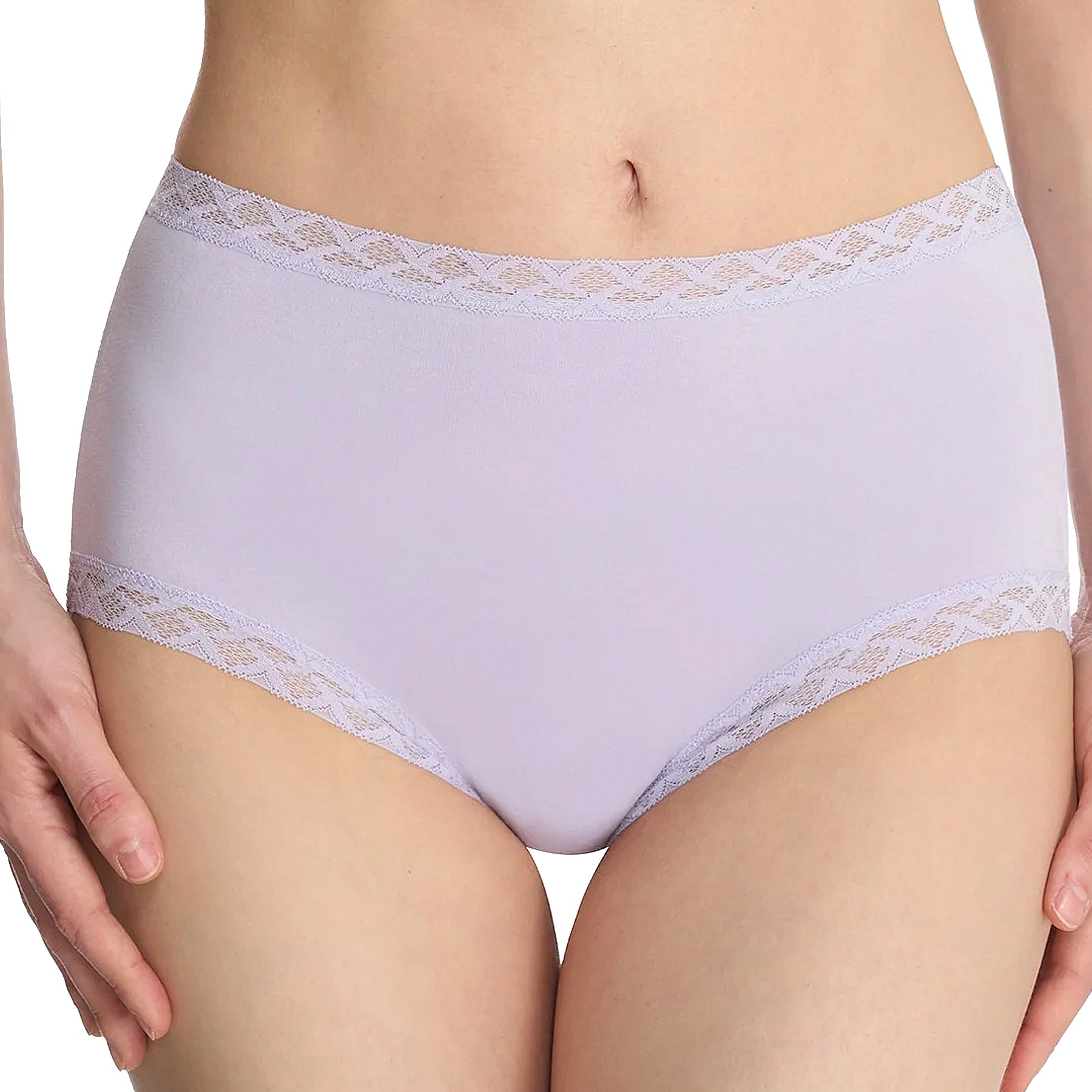 Natori Bliss Cotton Full Brief Panty 755058 Lavender Haze Front