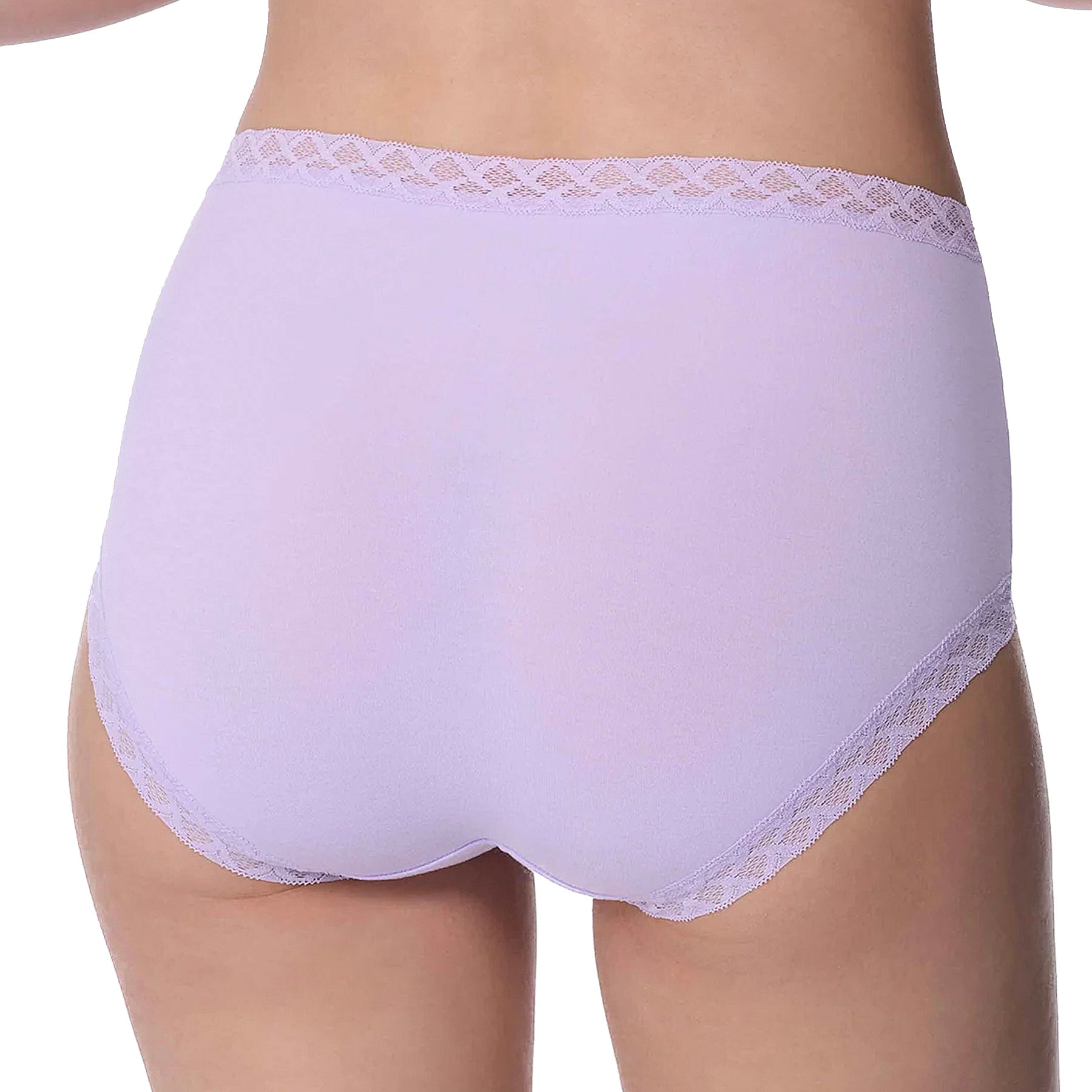 Natori Bliss Cotton Full Brief Panty 755058 Lilac Dream Back