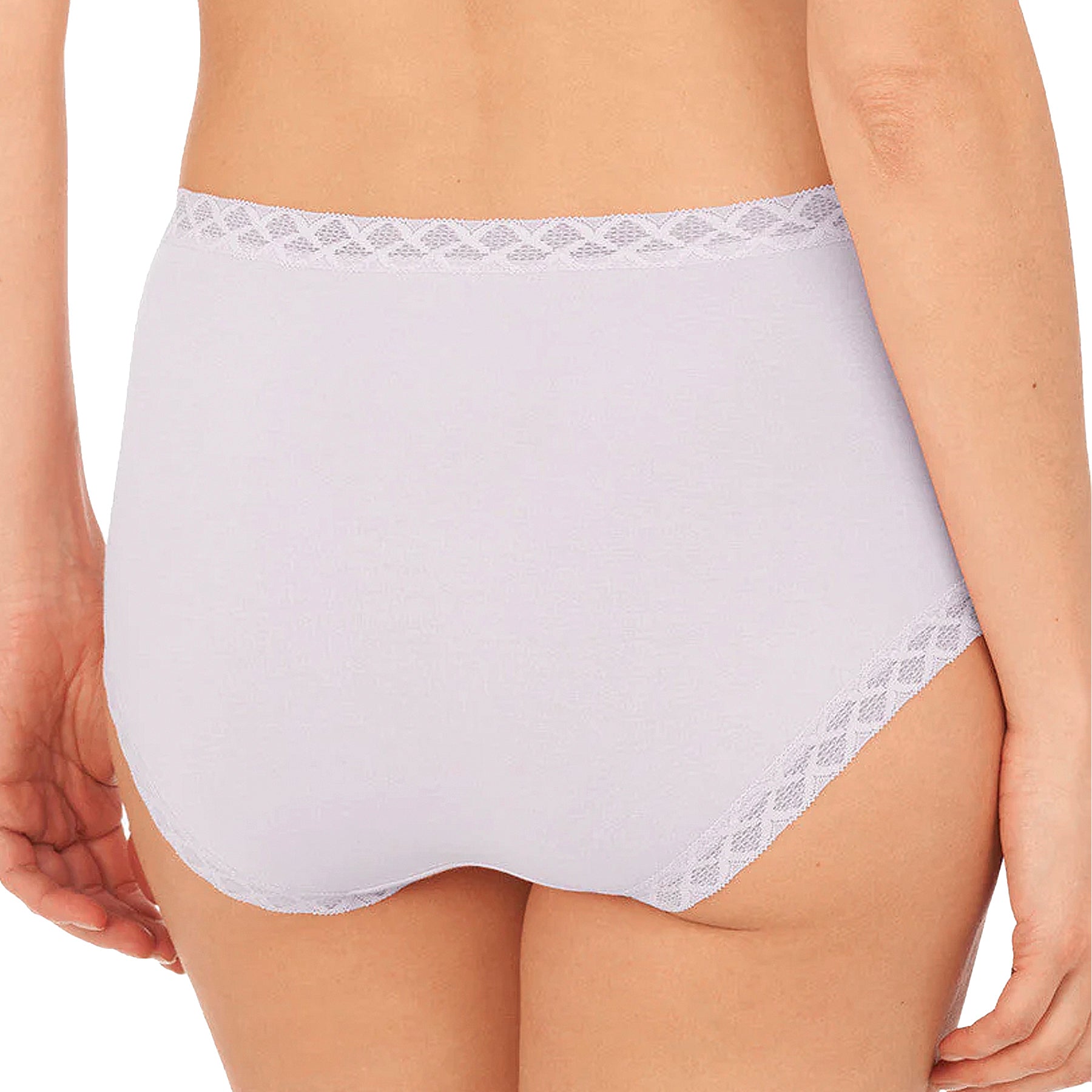 Natori Bliss Cotton Full Brief Panty 755058 Lilac Grey Back