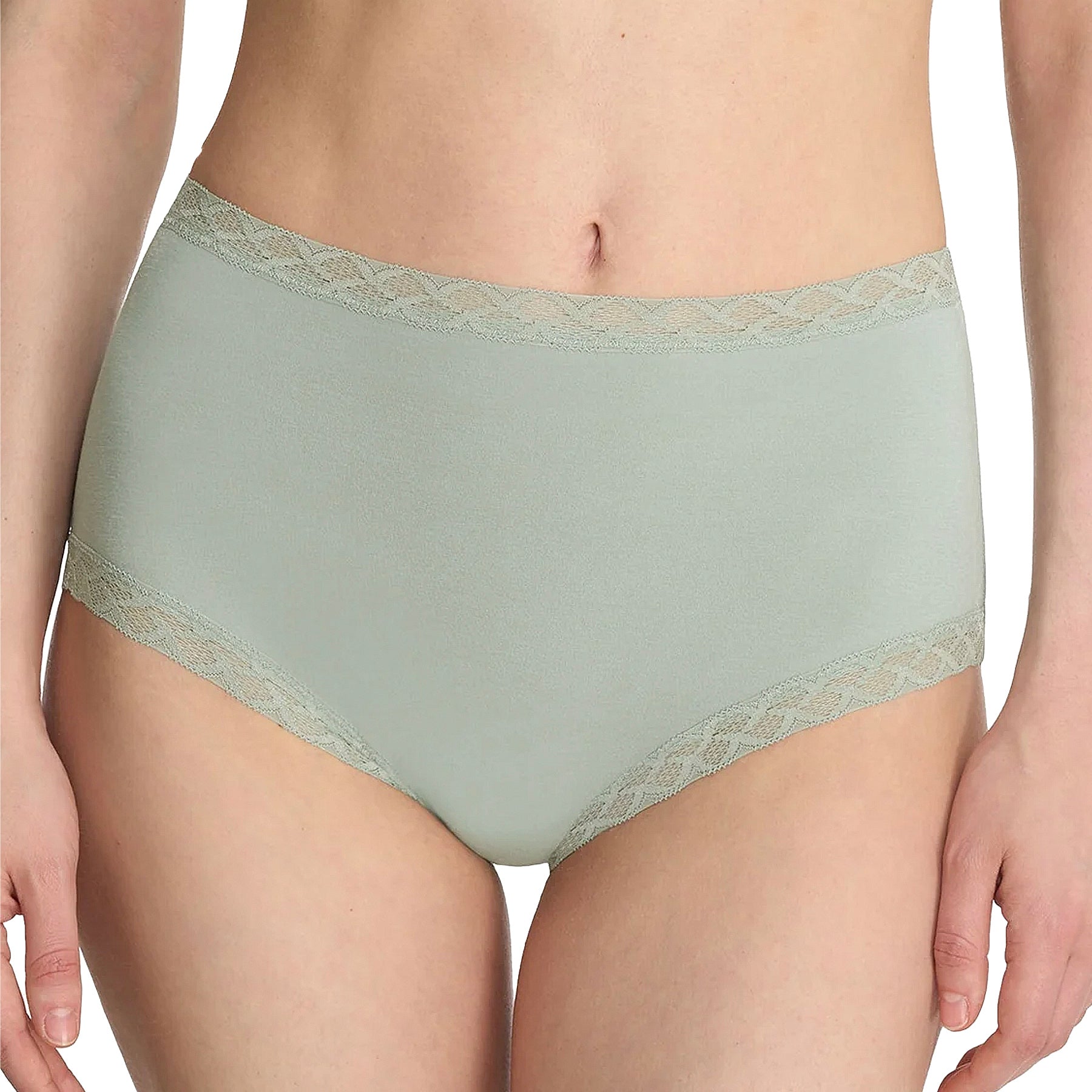 Natori Bliss Cotton Full Brief Panty 755058 Meadow Front
