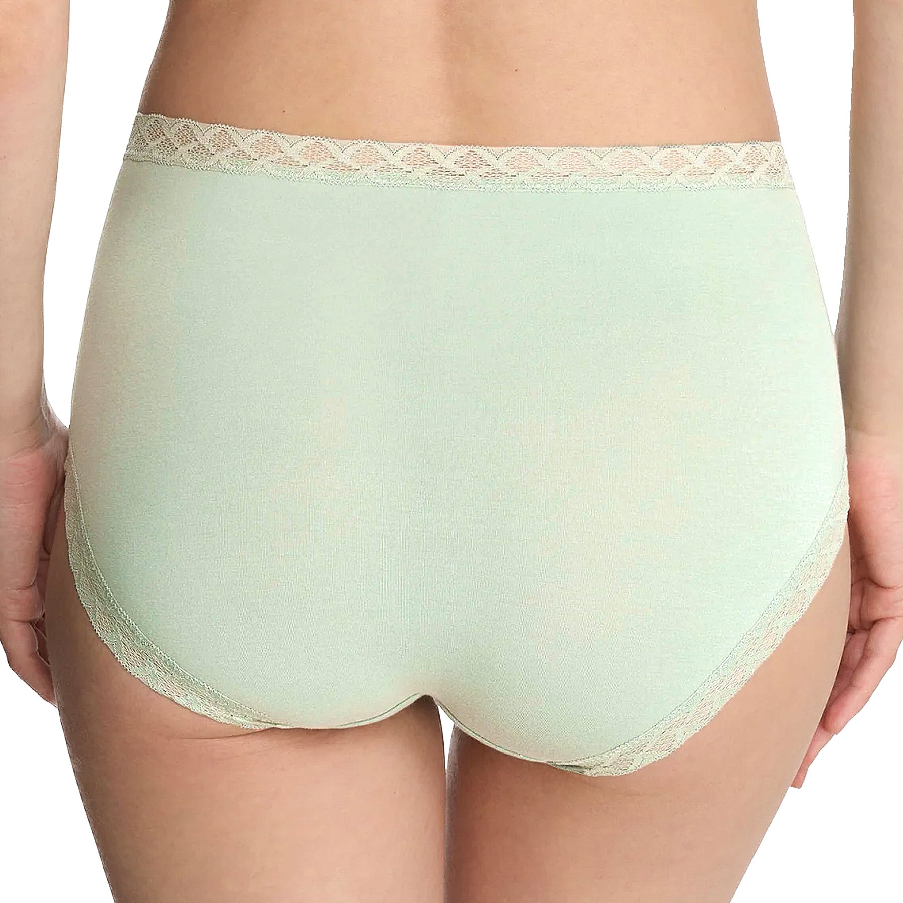 Natori Bliss Cotton Full Brief Panty 755058 Mild Mint Back
