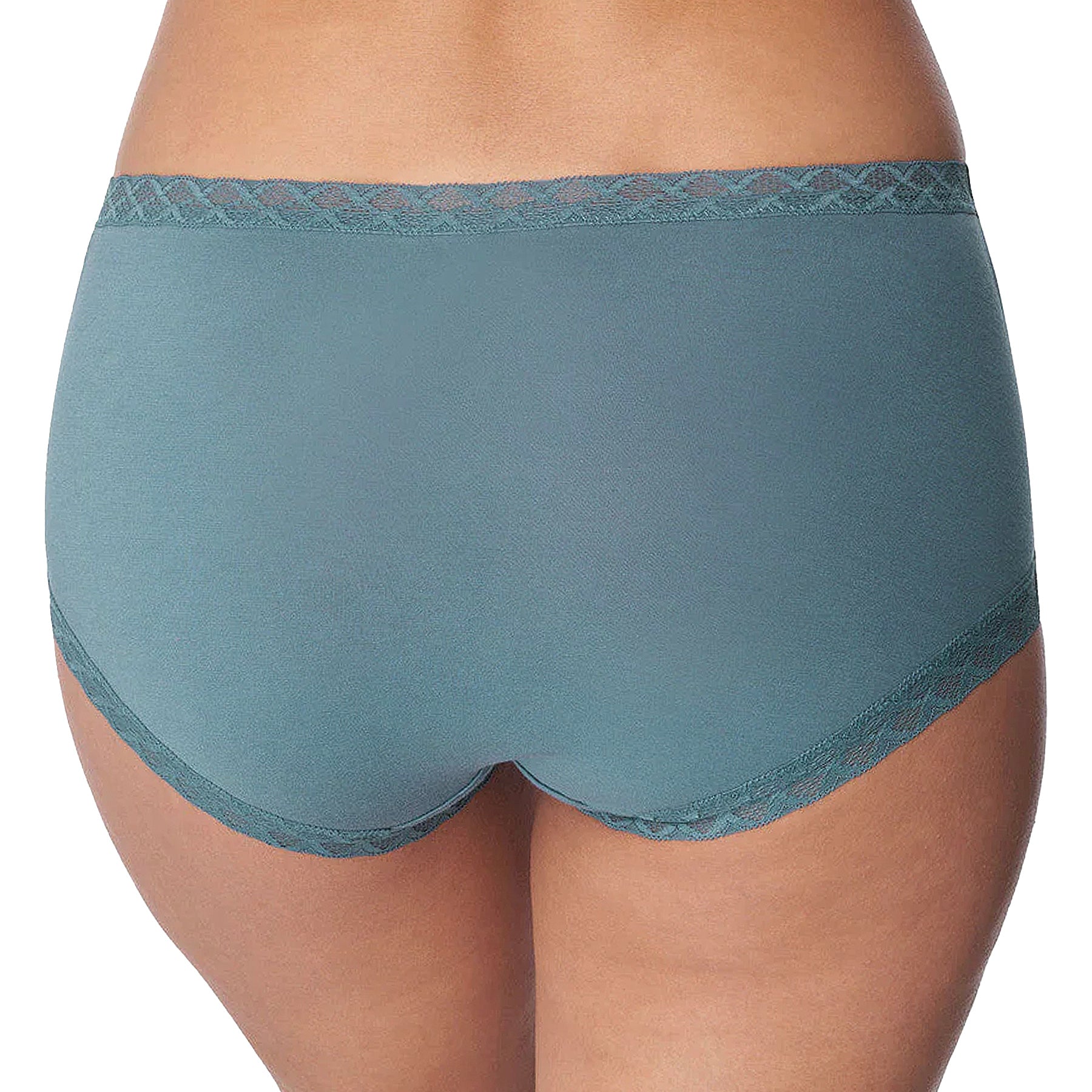 Natori Bliss Cotton Full Brief Panty 755058 Poolside Back
