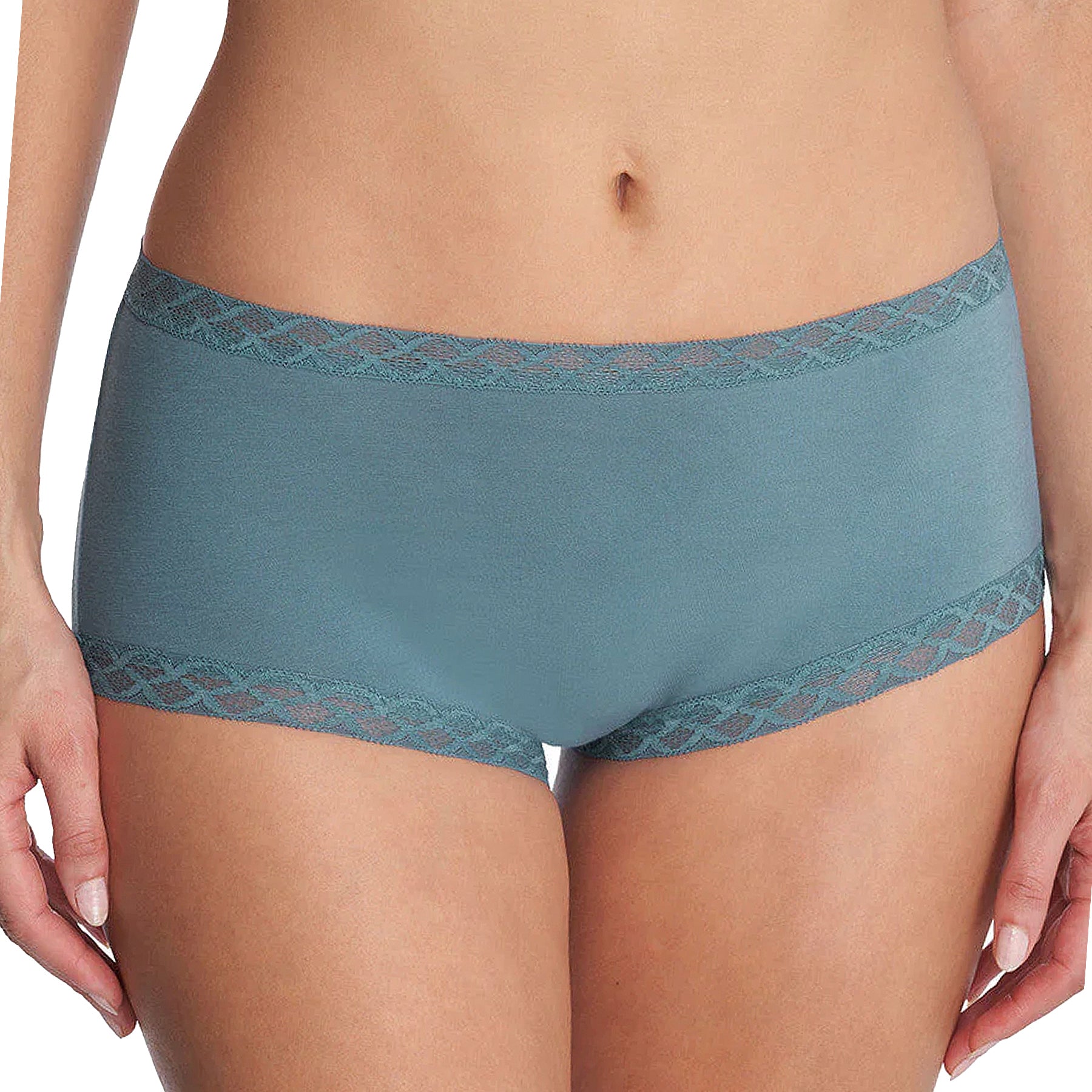 Natori Bliss Cotton Full Brief Panty 755058 Poolside Front