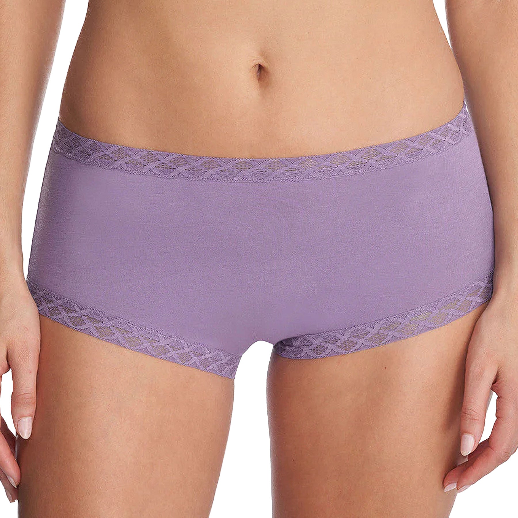 Natori Bliss Cotton Full Brief Panty 755058 Purple Haze Front