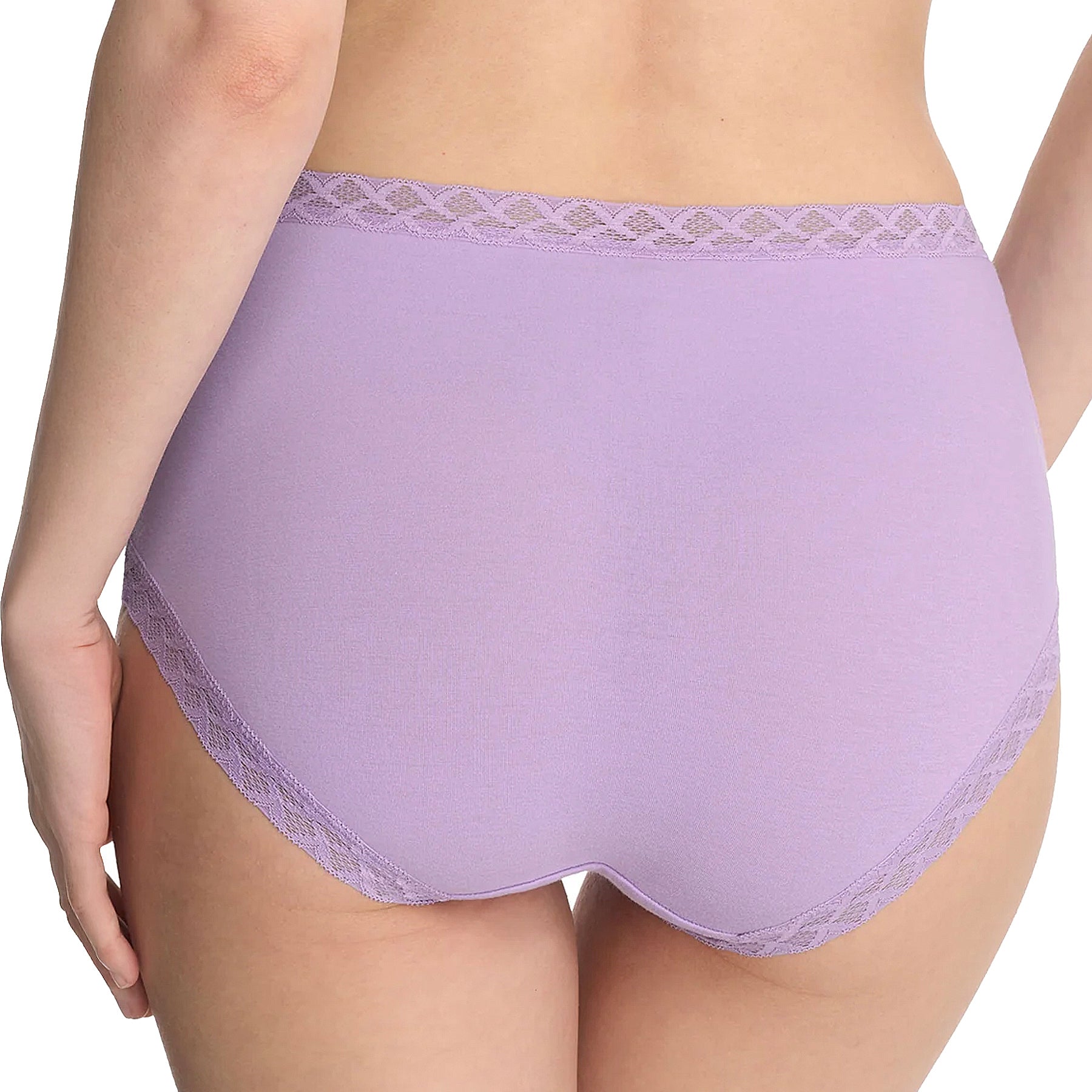 Natori Bliss Cotton Full Brief Panty 755058 Sweet Violet Back