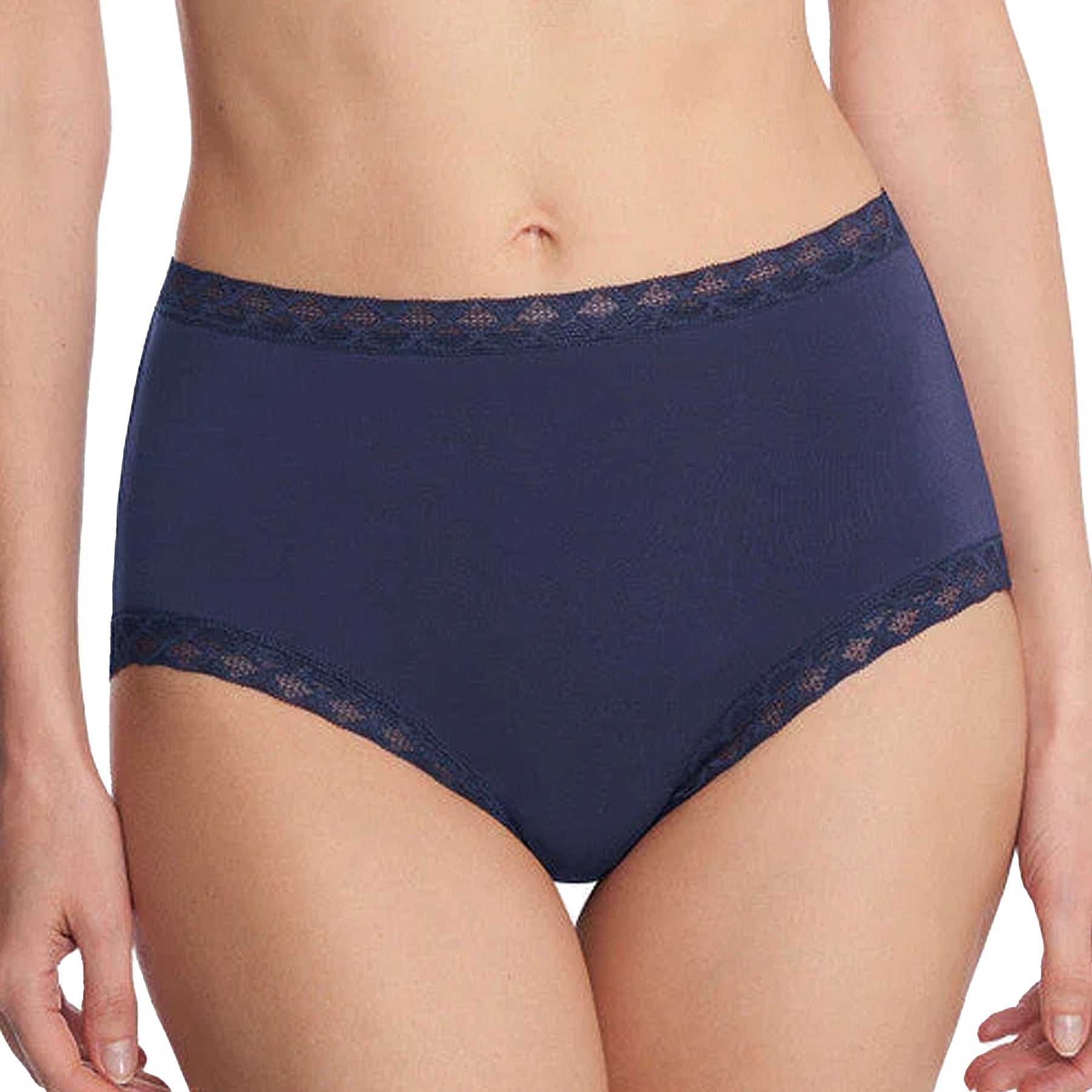 Natori Bliss Cotton Full Brief Panty 755058 Twilight Front