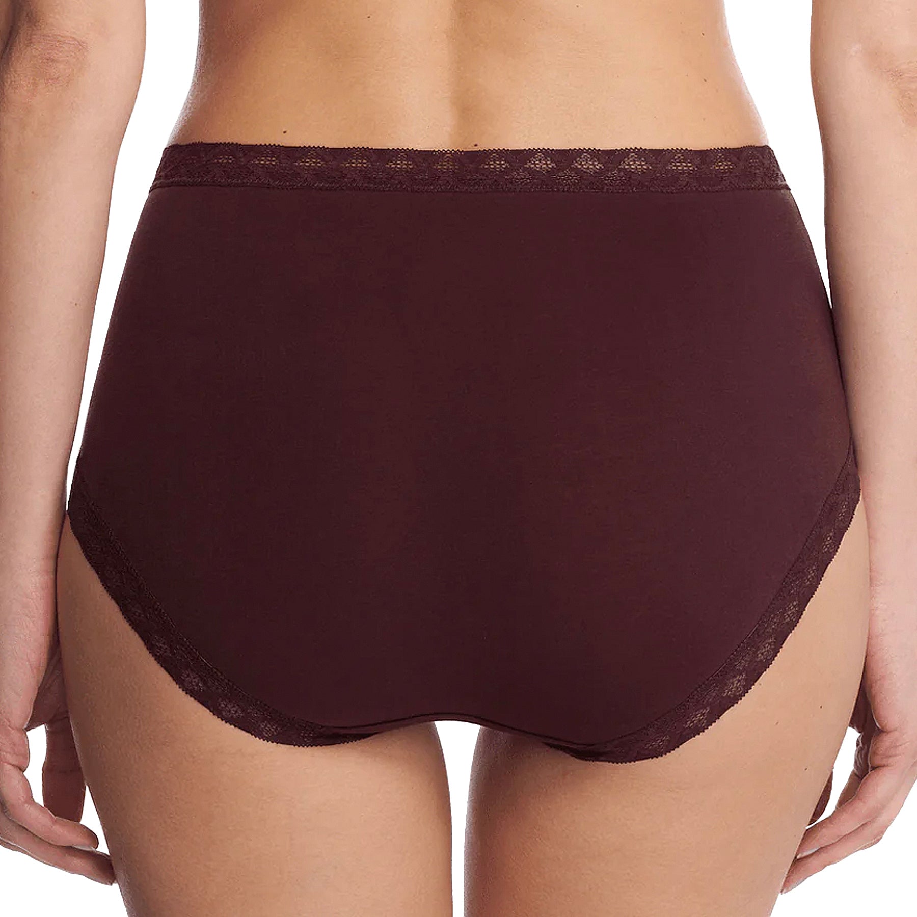 Natori Bliss Cotton Full Brief Panty 755058 Vino Back