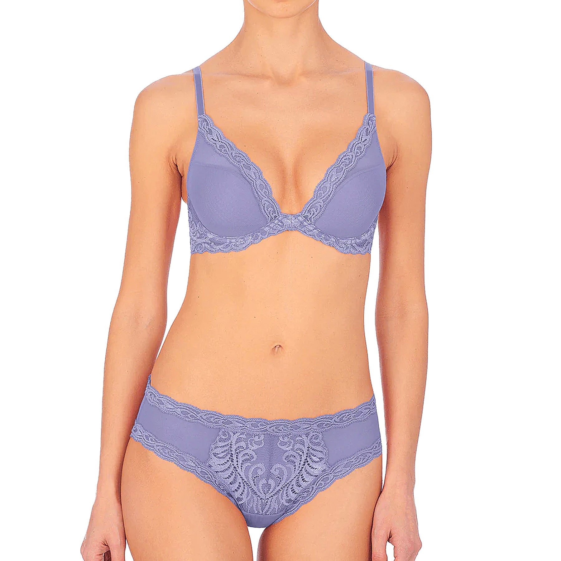 Natori Feathers Hipster Panty 753023 Bluebell Set