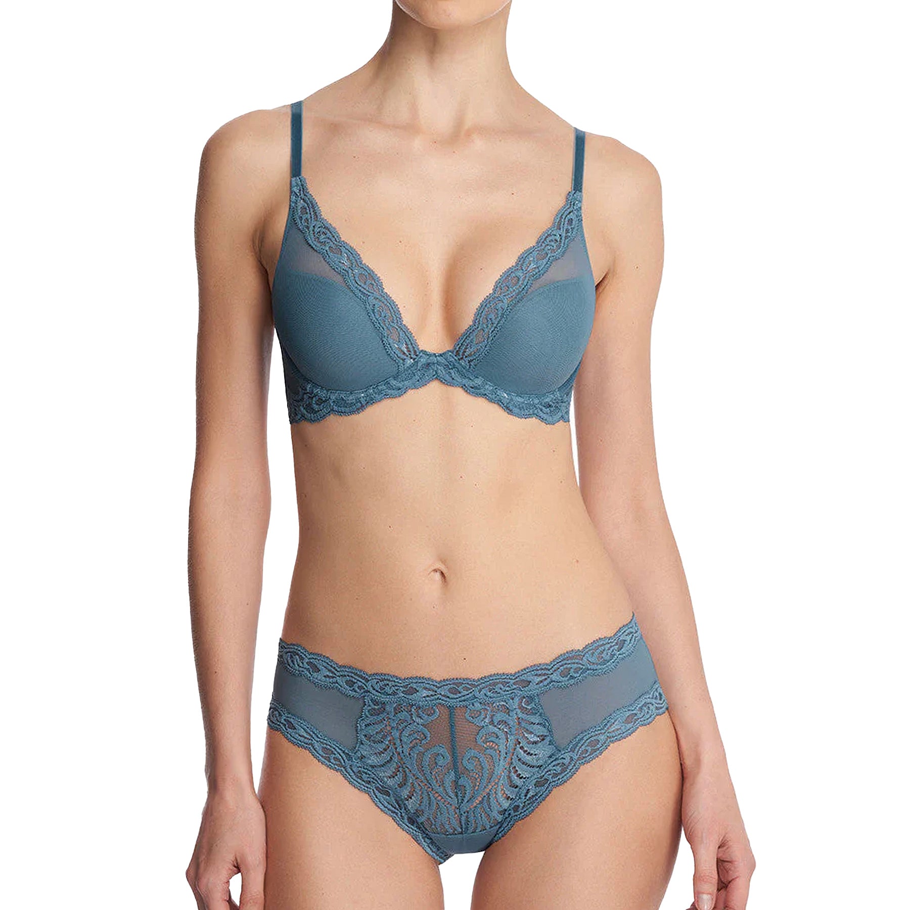 Natori Feathers Hipster Panty 753023 Poolside Set