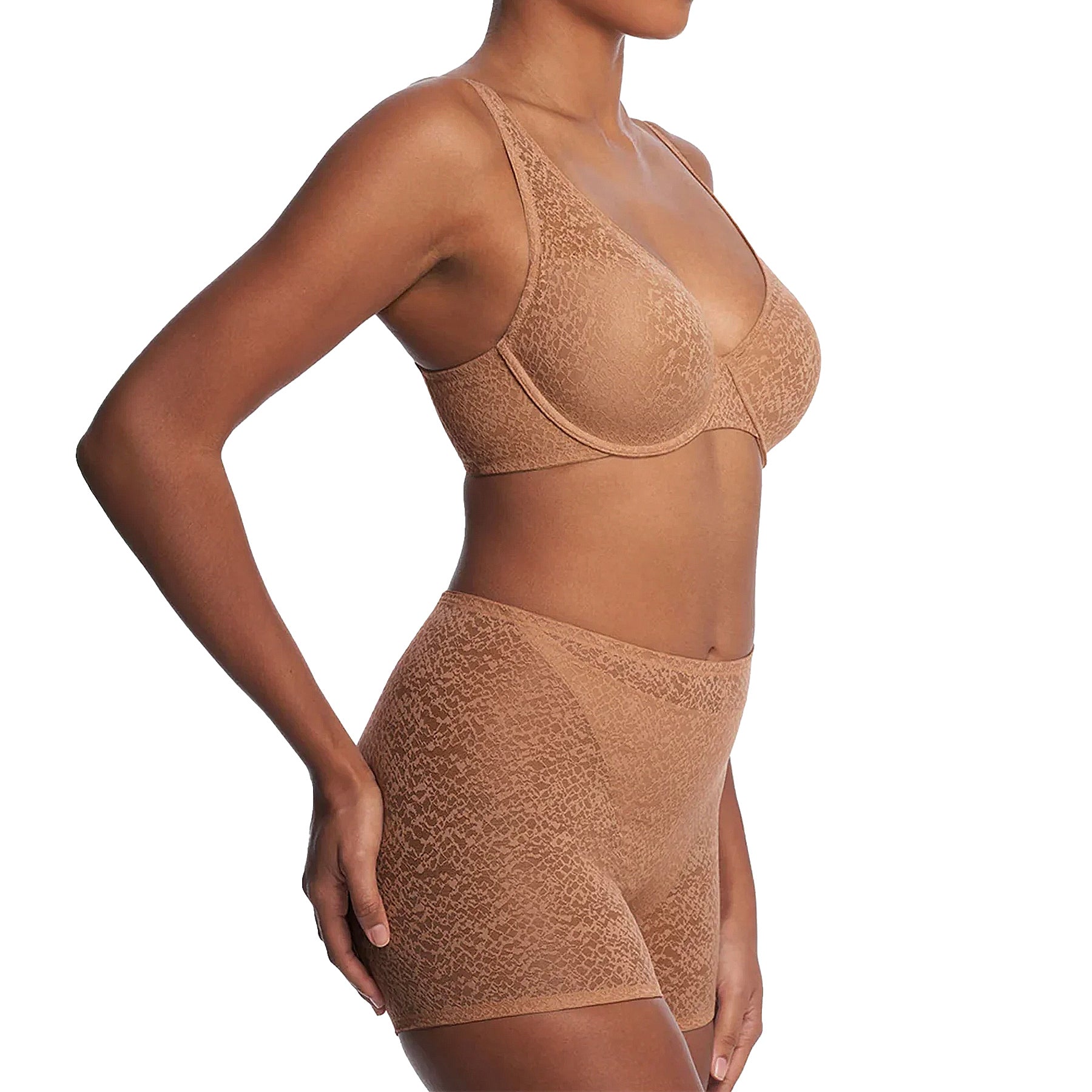 Natori Pretty Smooth Full Fit Underwire Bra 731318 Buff Set