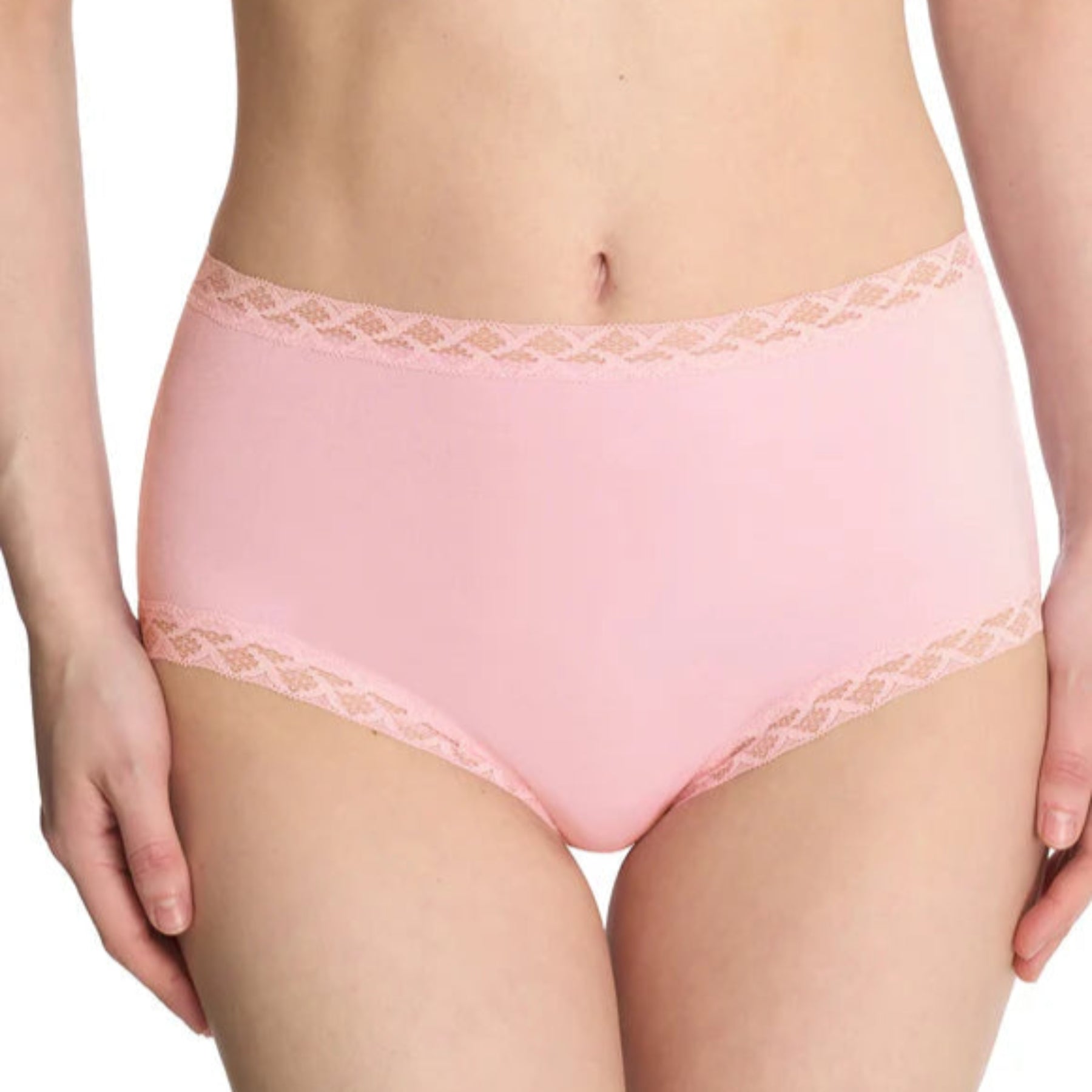 Natori Bliss Cotton Full Brief Panty 755058 - Perfect Pink