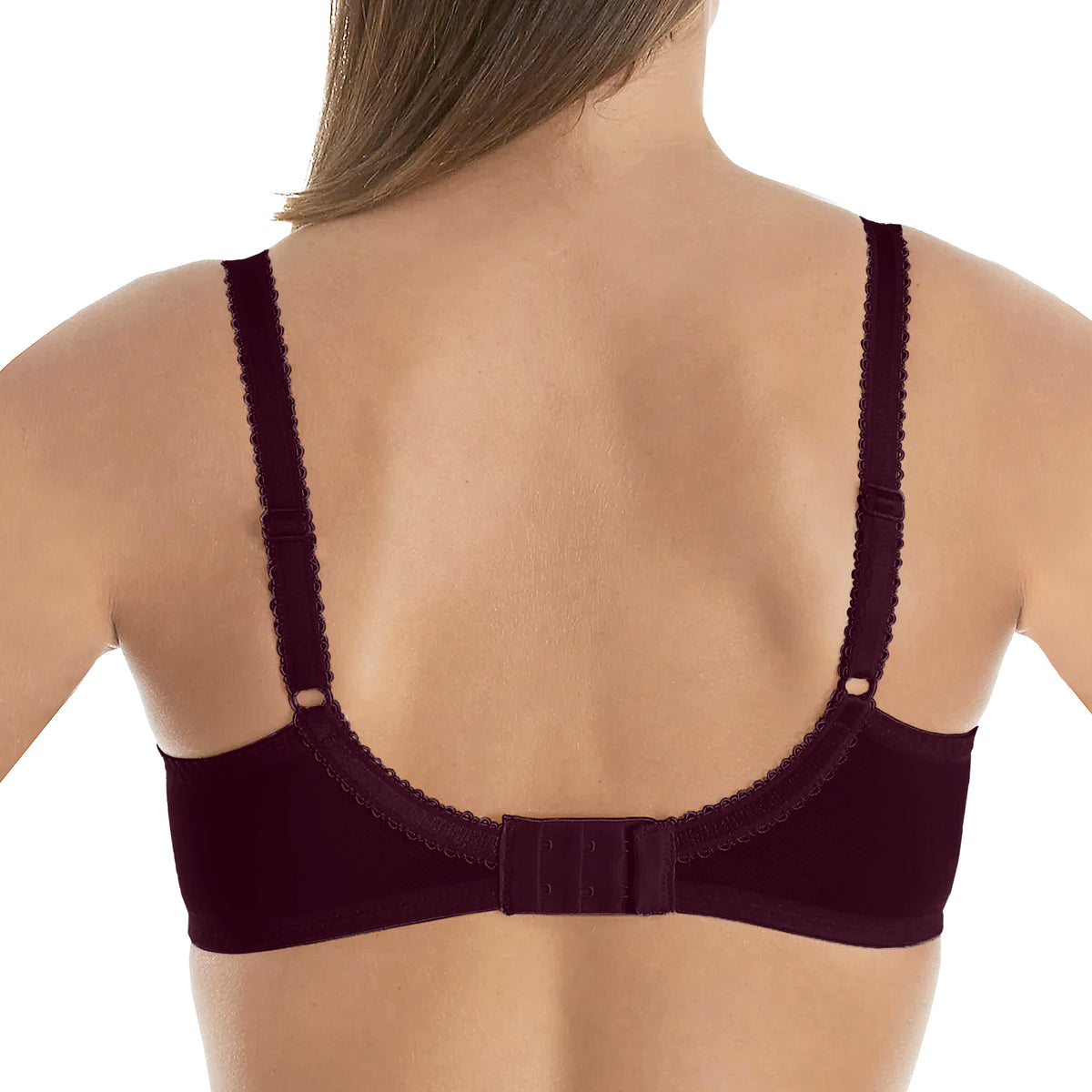 Fit Fully Yours Nicole See-Thru Lace Underwire Bra B2271 Blossom Lilac Back