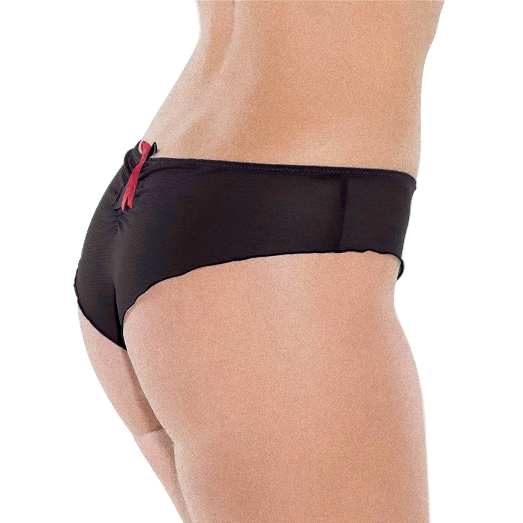 Fit Fully Yours Nicole Tanga U2275 Black Red Rear View